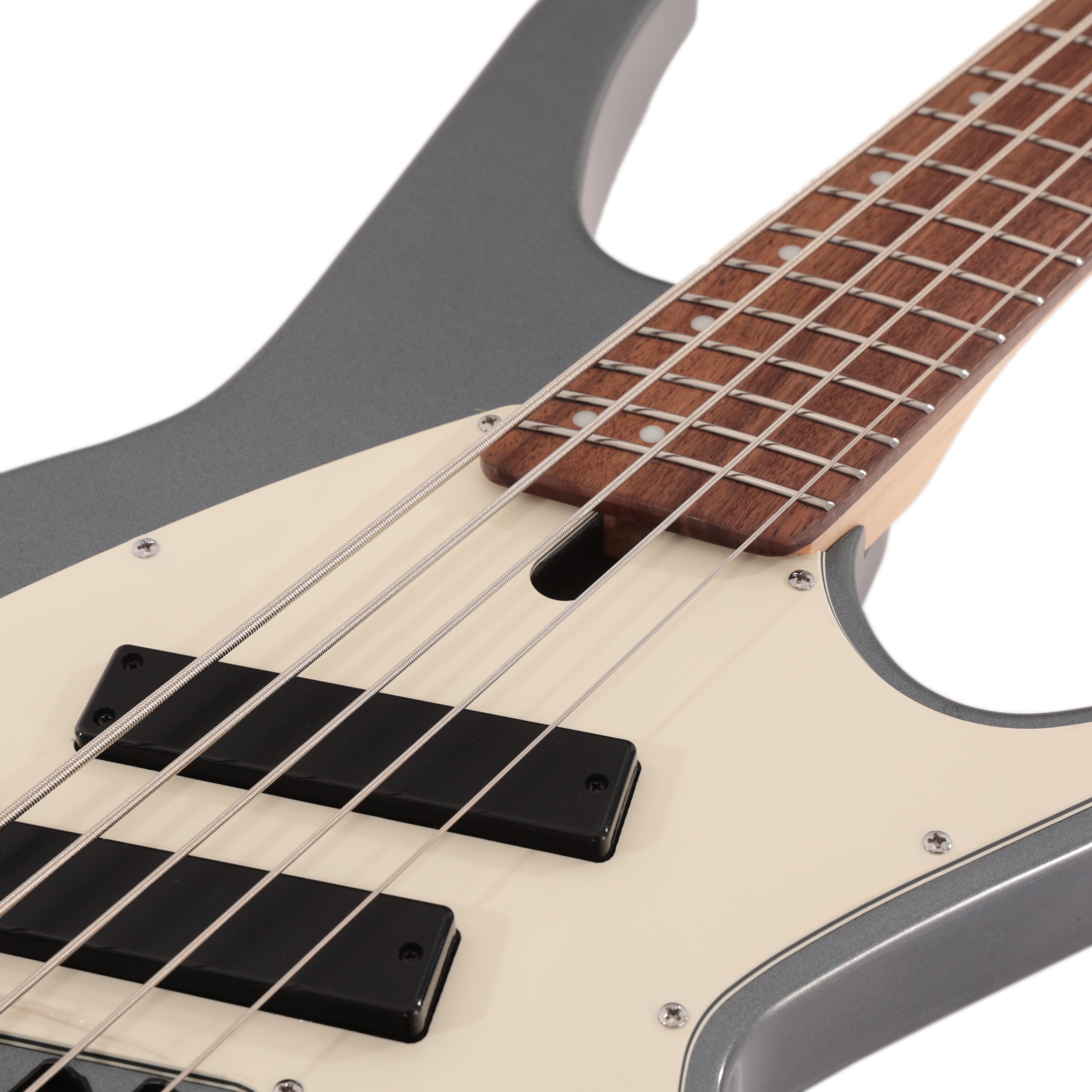 HILS NEXT HNB5 5-String Bass Guitar in Gloss Gunmetal Grey with Fanned Frets - HNB5G-NS-GMG   (5).jpg
