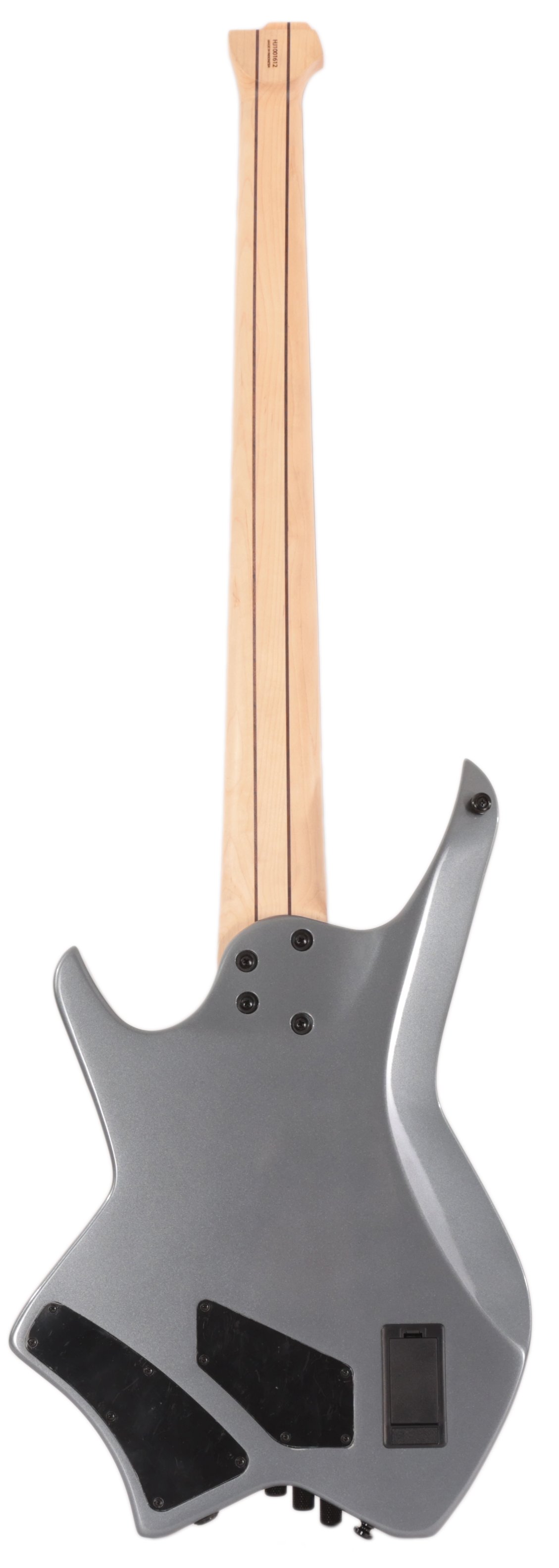 HILS NEXT HNB5 5-String Bass Guitar in Gloss Gunmetal Grey with Fanned Frets - HNB5G-NS-GMG   (3).jpg