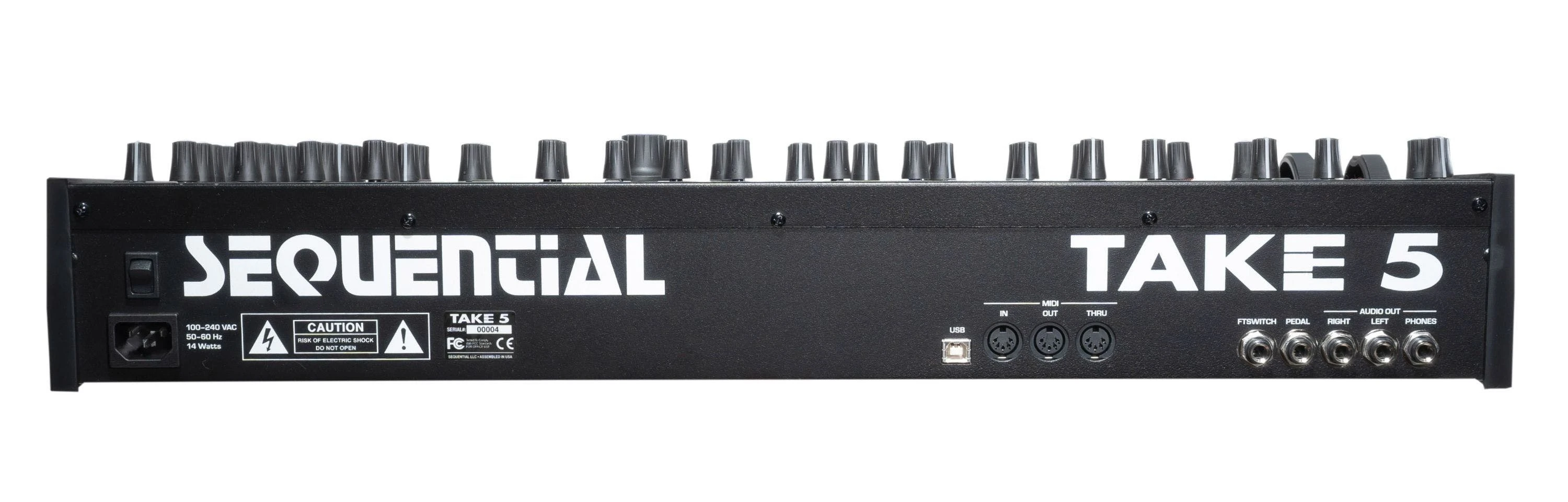 Sequential Take 5 - 5-Voice Analogue Synthesizer - 460953-Take 5 Rear Panel Standard.jpg