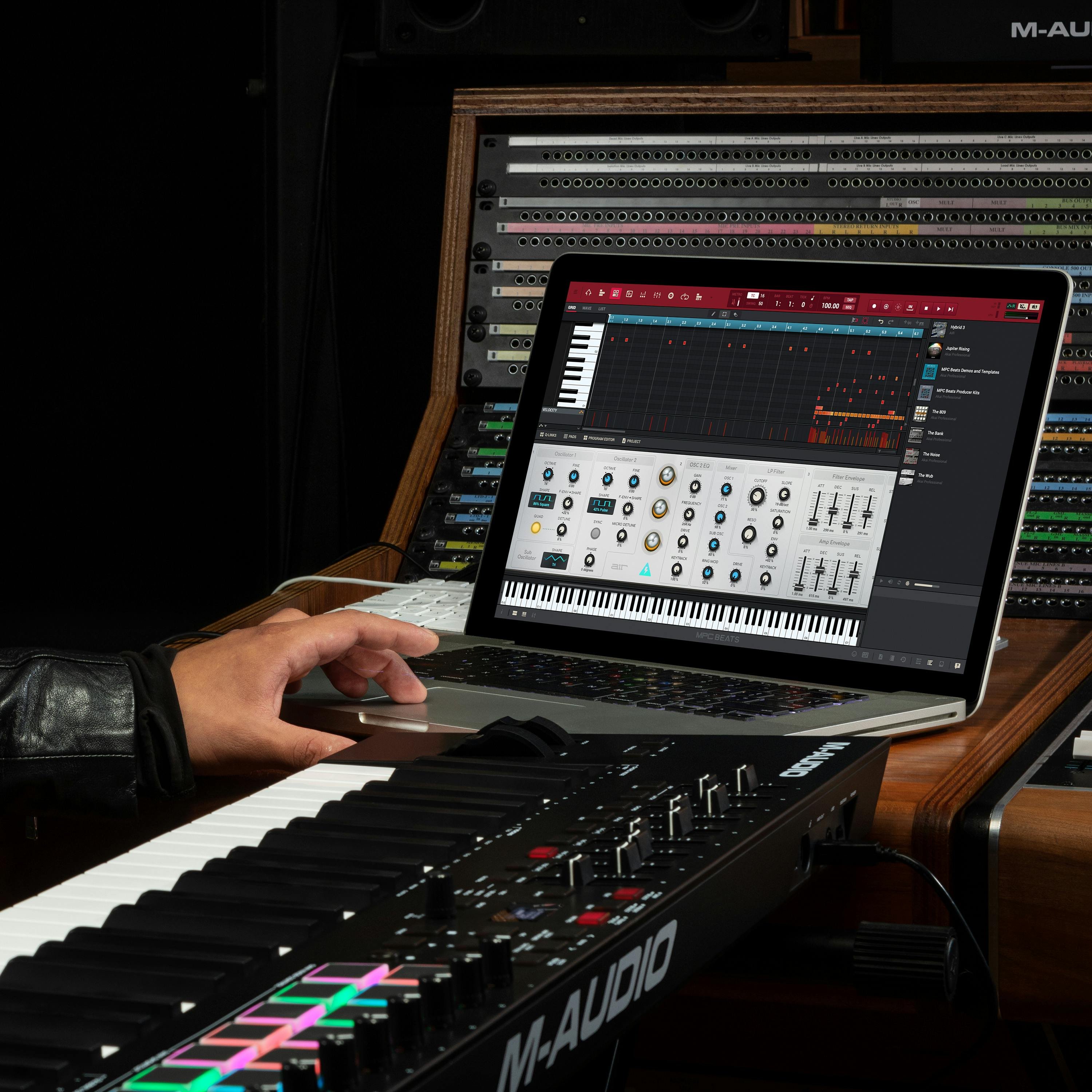 M-Audio Oxygen Pro 61 MIDI Keyboard & Controller - 419782-Plugins.jpg