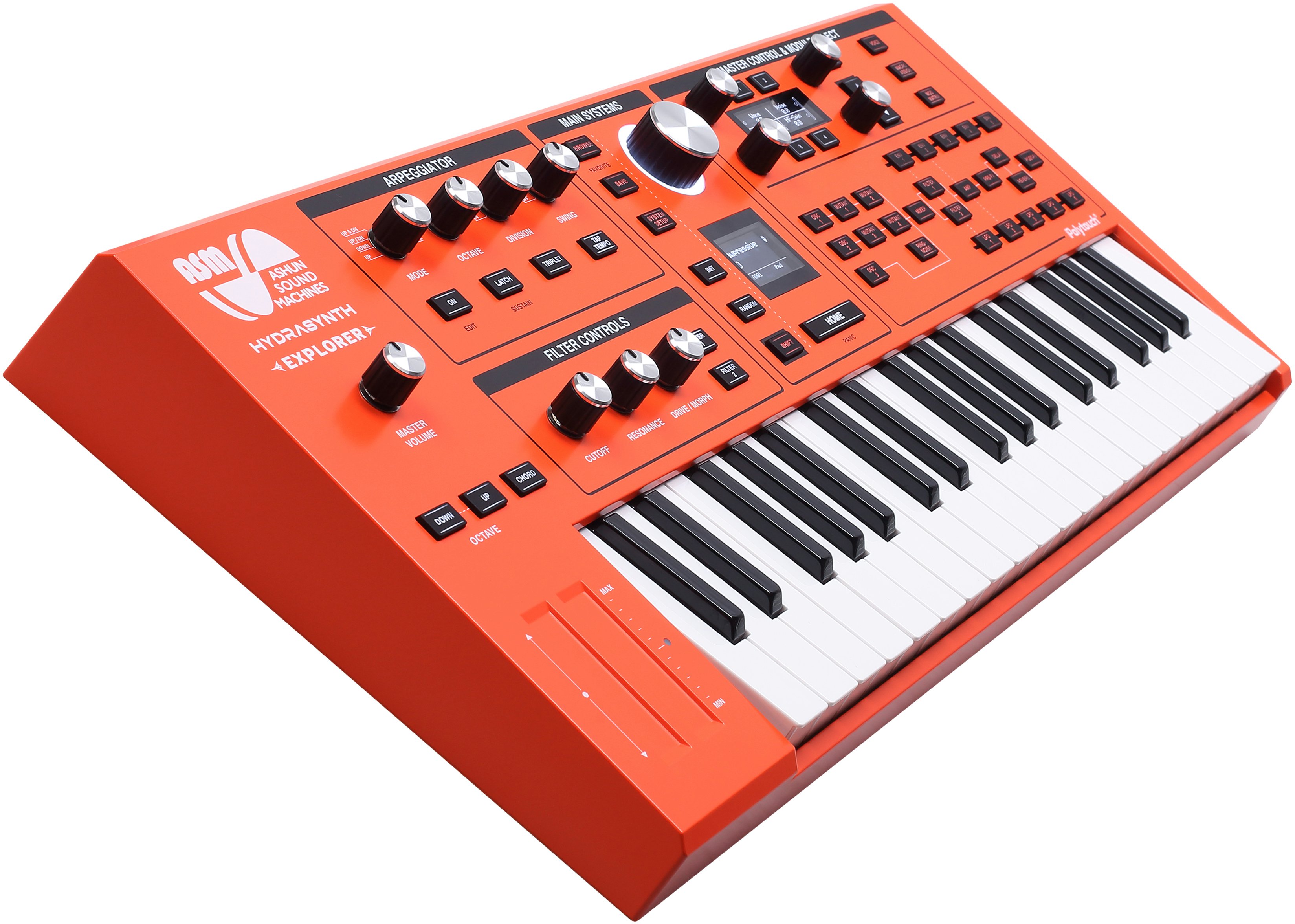 ASM Hydrasynth Explorer 888 with Limited Edition Custom Orange Finish - ASM_HSMK_OG_A03.jpg