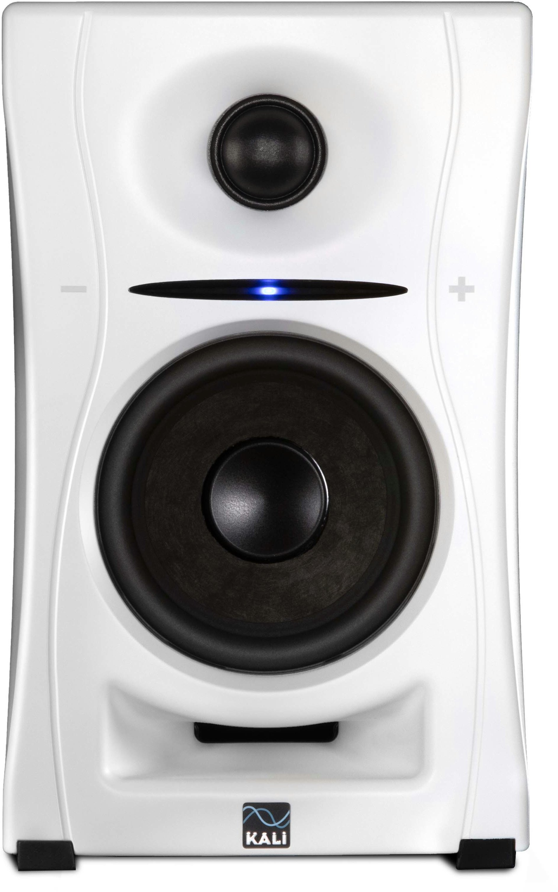 KALI 4 Inch 2-Way powered loudspeaker system withBluetooth (Pair) White - Front Powered.jpg