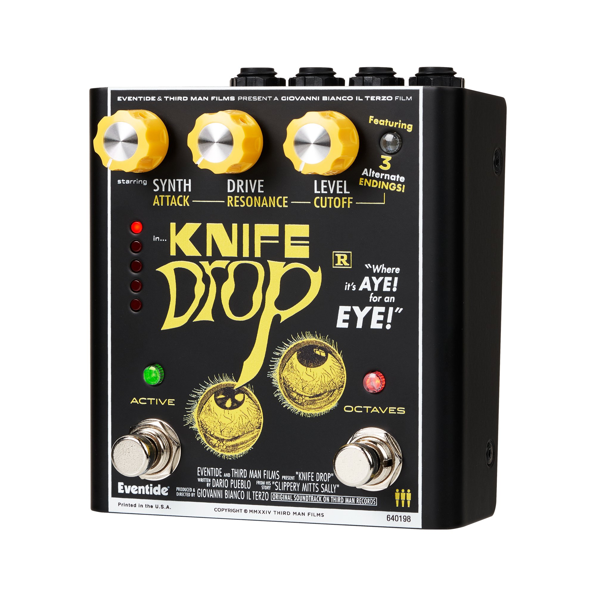 ギター Eventide Knife Drop Eventide Knife Drop Fuzz Octave Pedal with Monophonic Synth