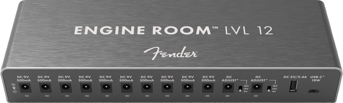 Fender Lvl12 Engine Room Pedal Power Supply in Black - 0230104013 1.jpg