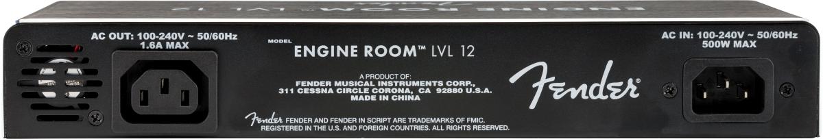 Fender Lvl12 Engine Room Pedal Power Supply in Black - 0230104013_fen_acc_bck_1_nr.jpg