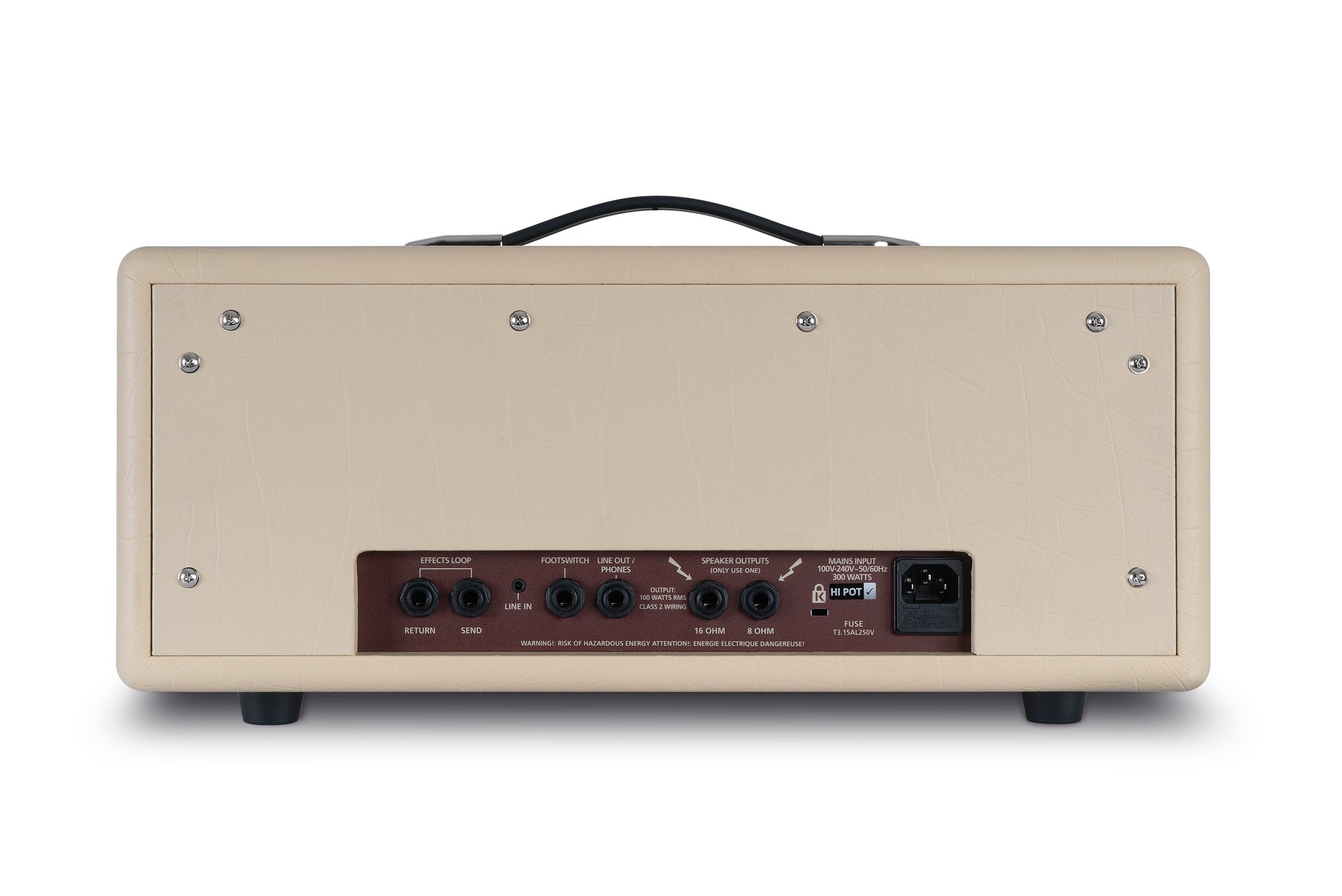 Blackstar Debut 100RH 100W Head with Reverb in Cream - Debut-100H-Cream-Rear.jpg