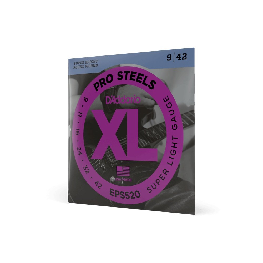 D'Addario XL ProSteel 9-42 Stainless Steel Super Light Electric Guitar Strings - DADEPS520 4.jpg