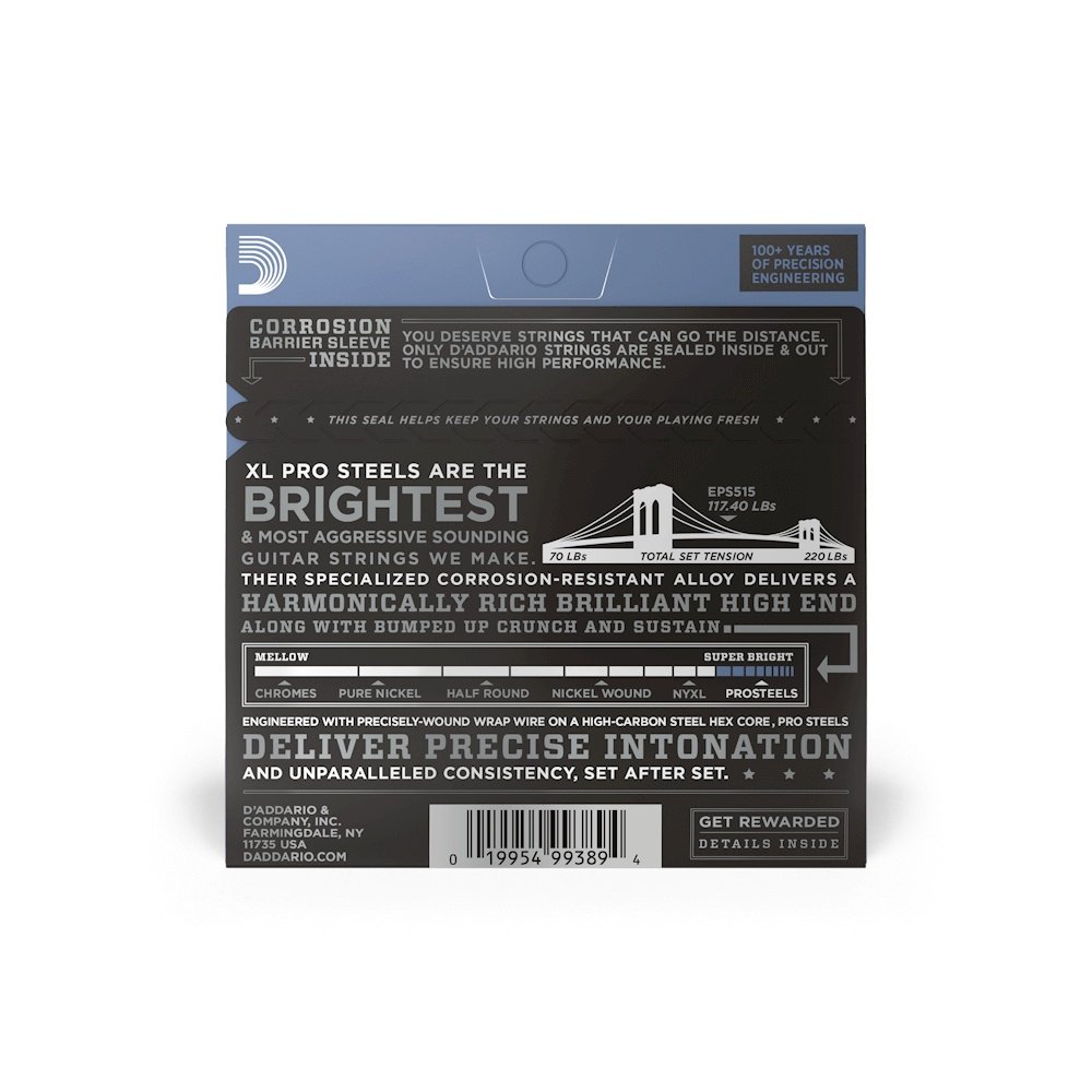 D'Addario XL ProSteel 11-50 Stainless Steel Medium Electric Guitar Strings - DADEPS515 2.jpg