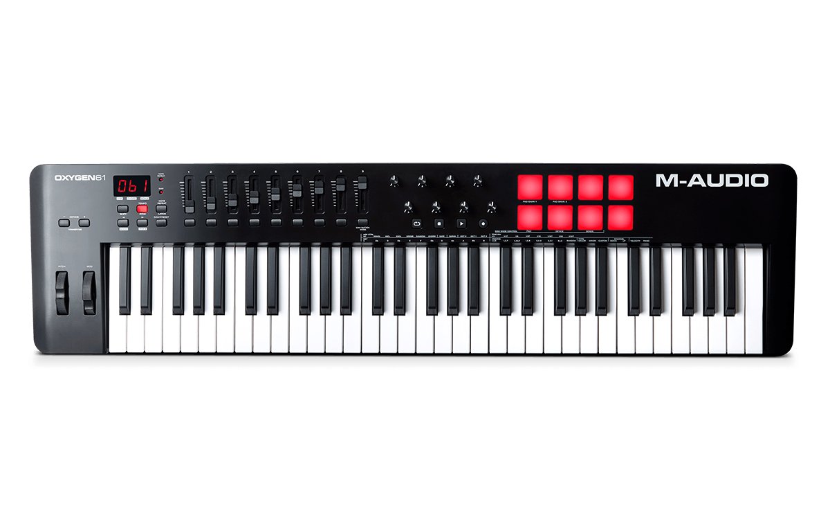 M-Audio Oxygen 61 MKV MIDI Keyboard & Controller - Andertons Music Co.