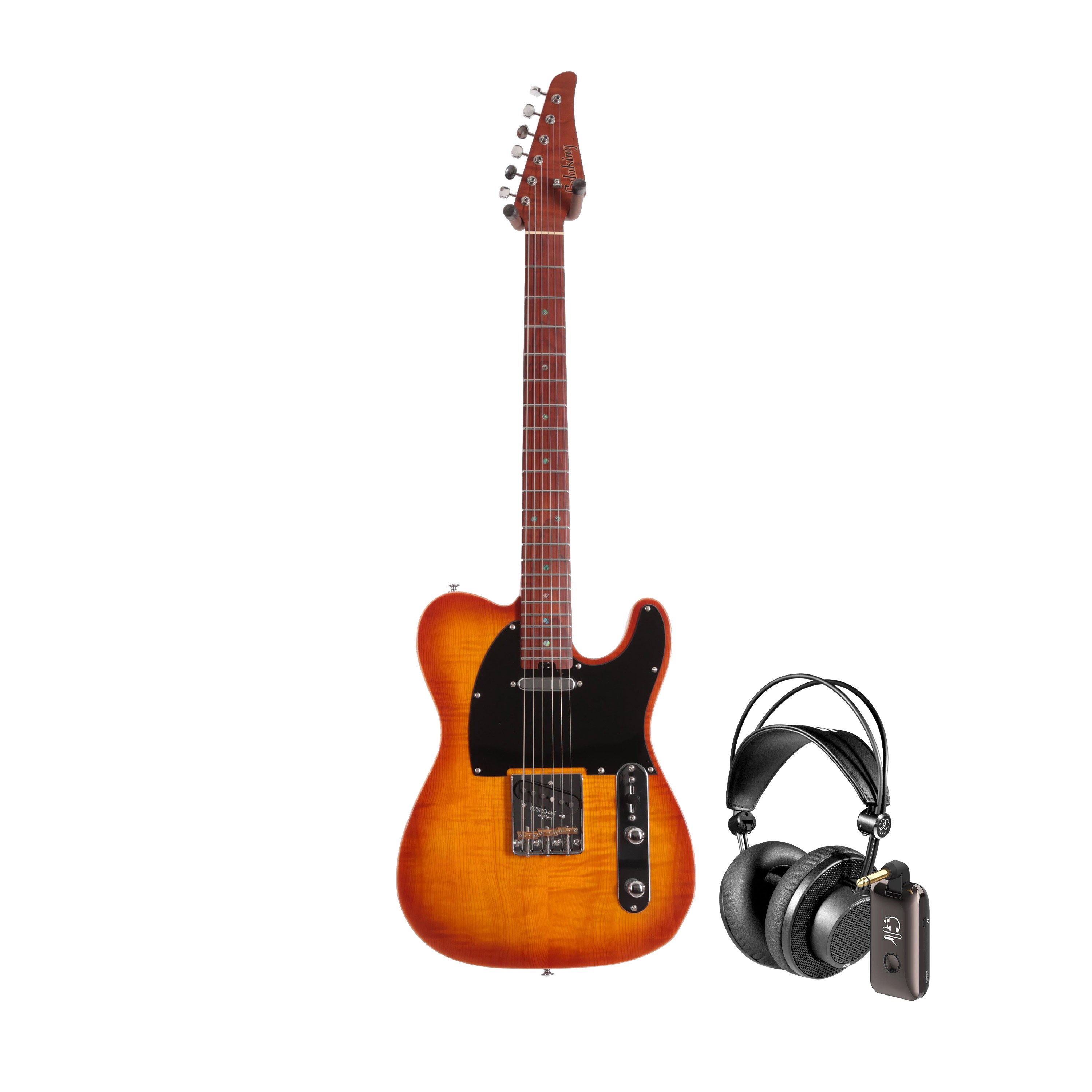 Soloking MT-1 Artisan FM in Honeyburst with NUX MP-2 and AKG K245 Headphones - _BUN-MT-1-ART-HB-SIL.jpg