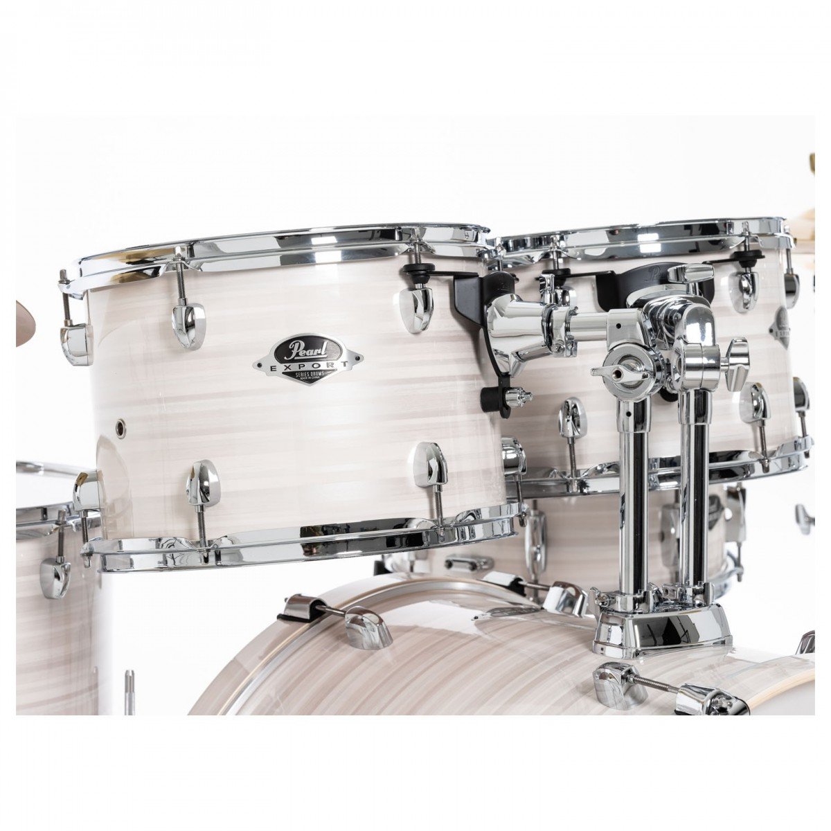 Pearl Export 5 pc Drum Kit in Slipstream White - Pearl Export 5 pc Drum Set in Slipstream White 8.jpg