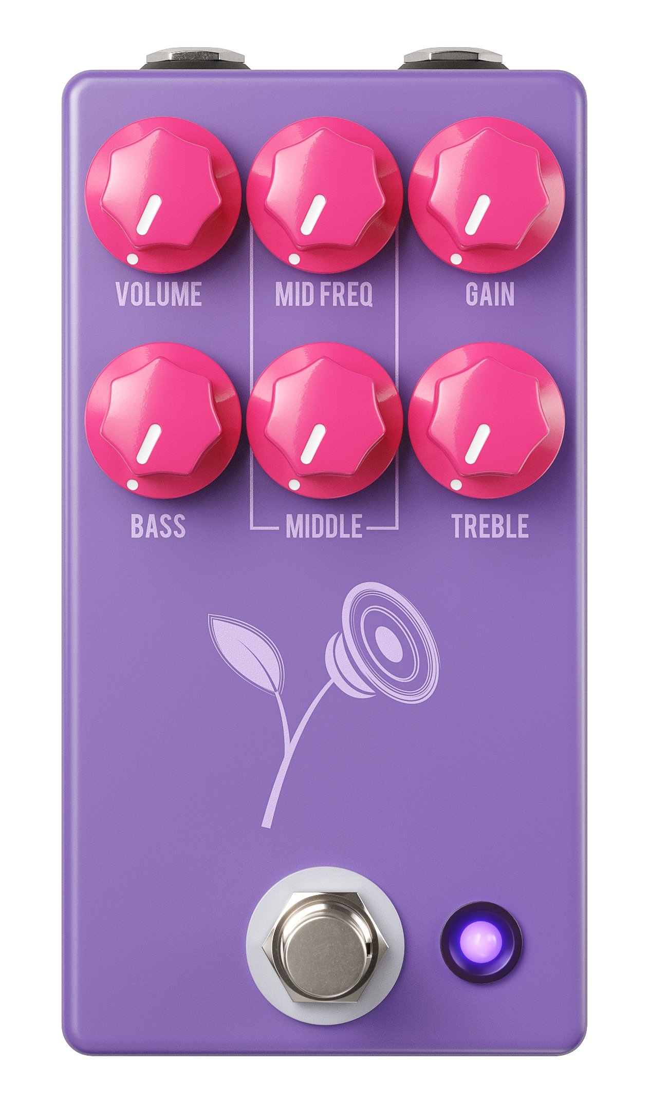 JHS Pedals Violet Lari Basilio Signature Overdrive Distortion Pedal in Purple - JHS-Pedals-Violet Purple.jpg