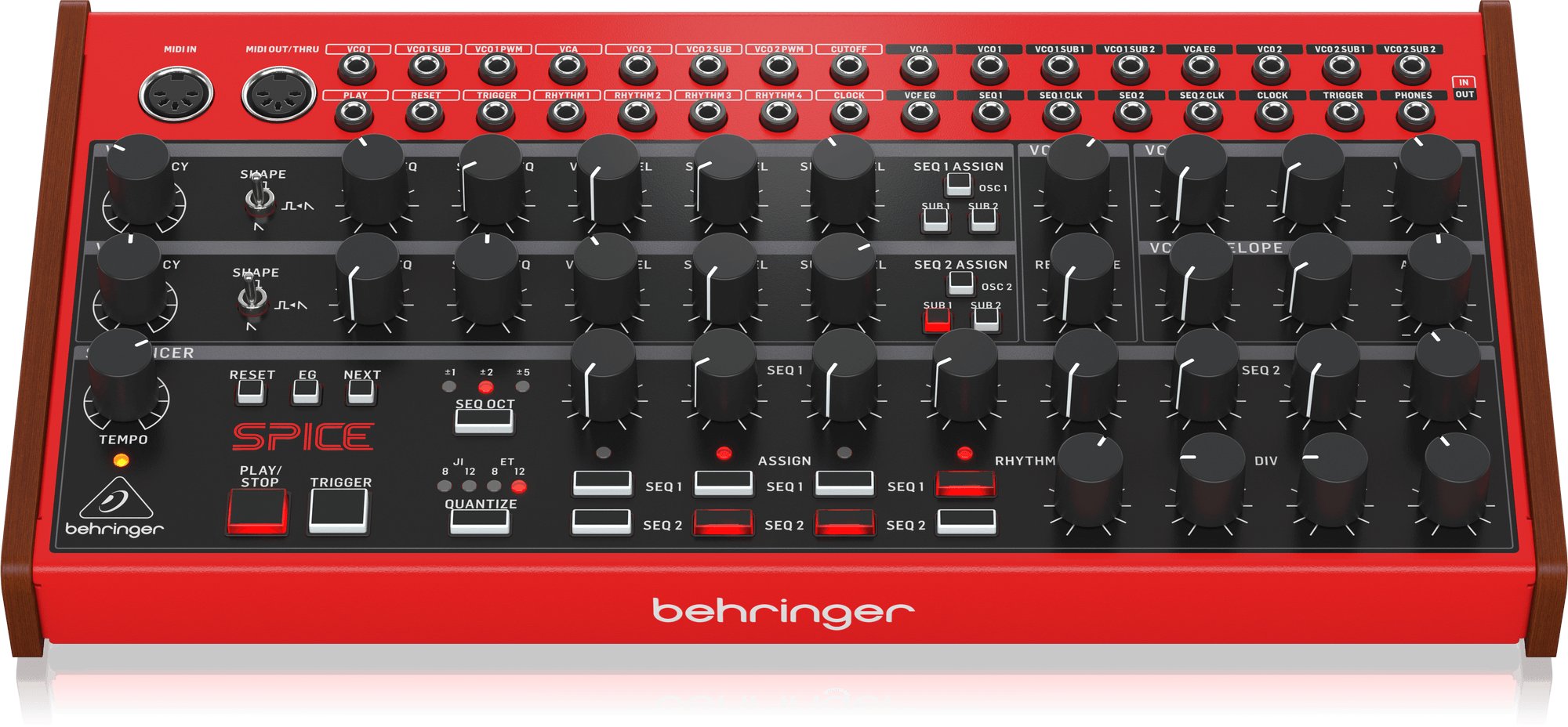 Behringer SPICE アナログシンセサイザー Behringer SPICE Analog Semi-Modular Polyrhythmic Synthesizer