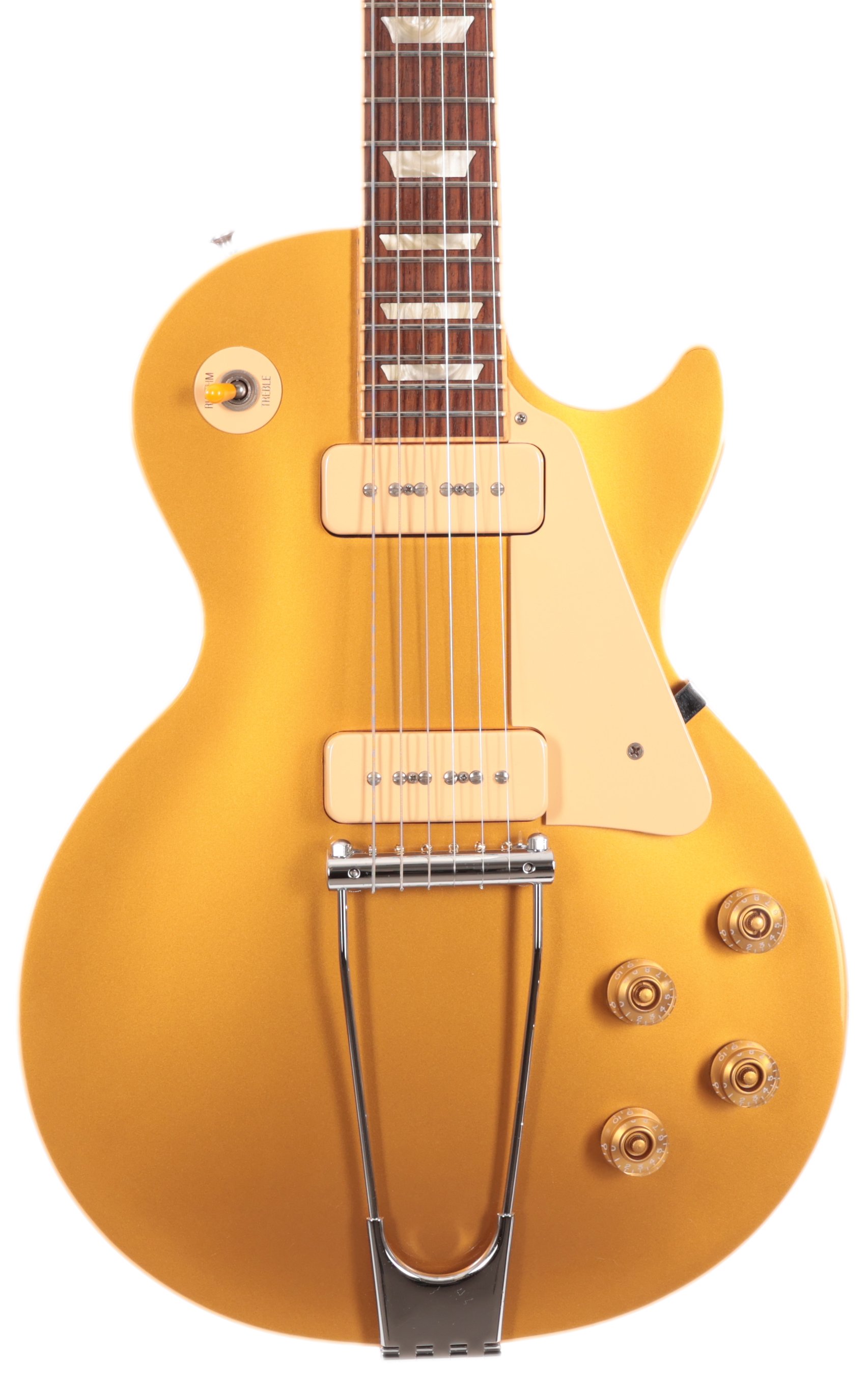 Second Hand Gibson USA 1952 Tribute Les Paul Goldtop 0971 - SOR00971 (2).jpg