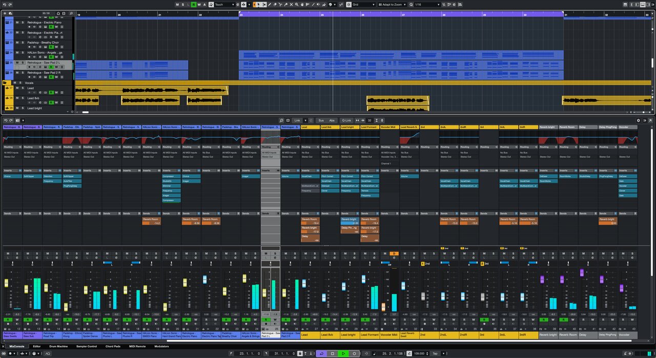 Steinberg Cubase Artist 14 Retail Edition Upgrade from AI 12-14 Only - Cubase_14_Artist_MixConsole.jpg