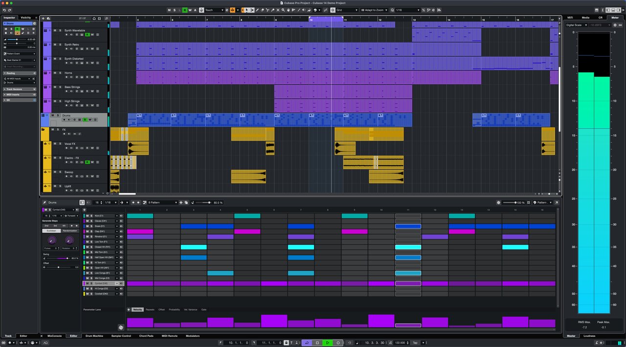 Steinberg Cubase Pro 14 Retail Edition Competitive Crossgrade - Cubase_Pro_14_Pattern_Editor.jpg