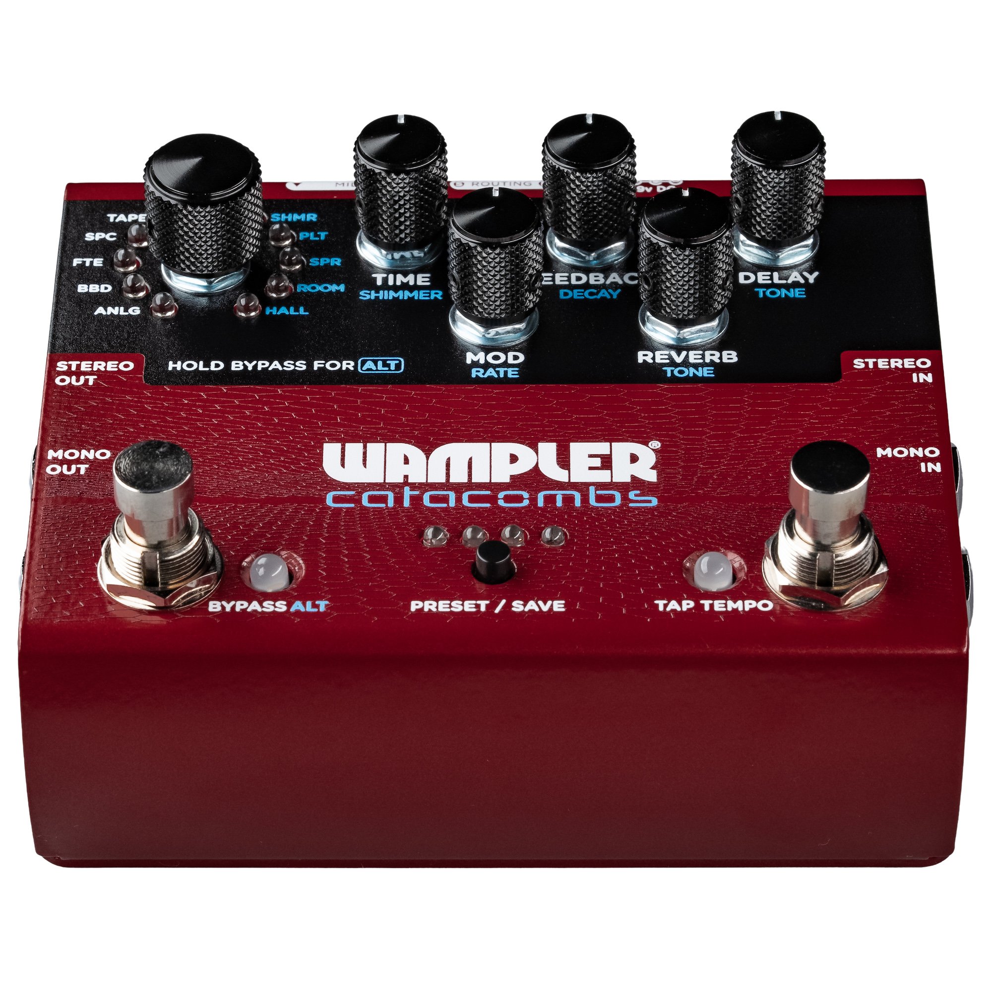 Wampler Catacombs Reverb and Delay Pedal - Wampler_Catacombs_Front.jpg
