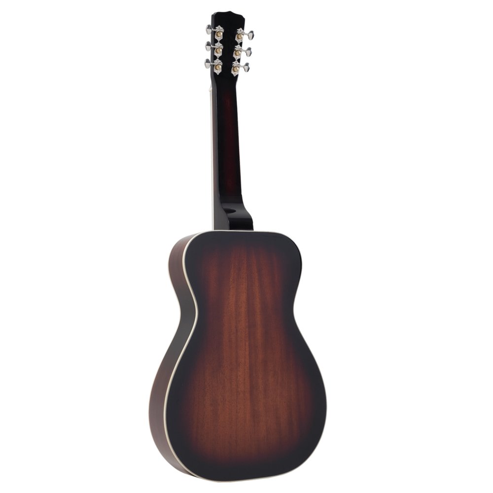 Recording King RR-60 Professional Squareneck Resonator in Vintage Sunburst - rr-60-vs_back.jpg