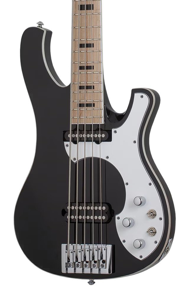 Schecter Stargazer-5 Bass Guitar in Gloss Black - Stargazer-5.Gloss Black.01-hero.jpg