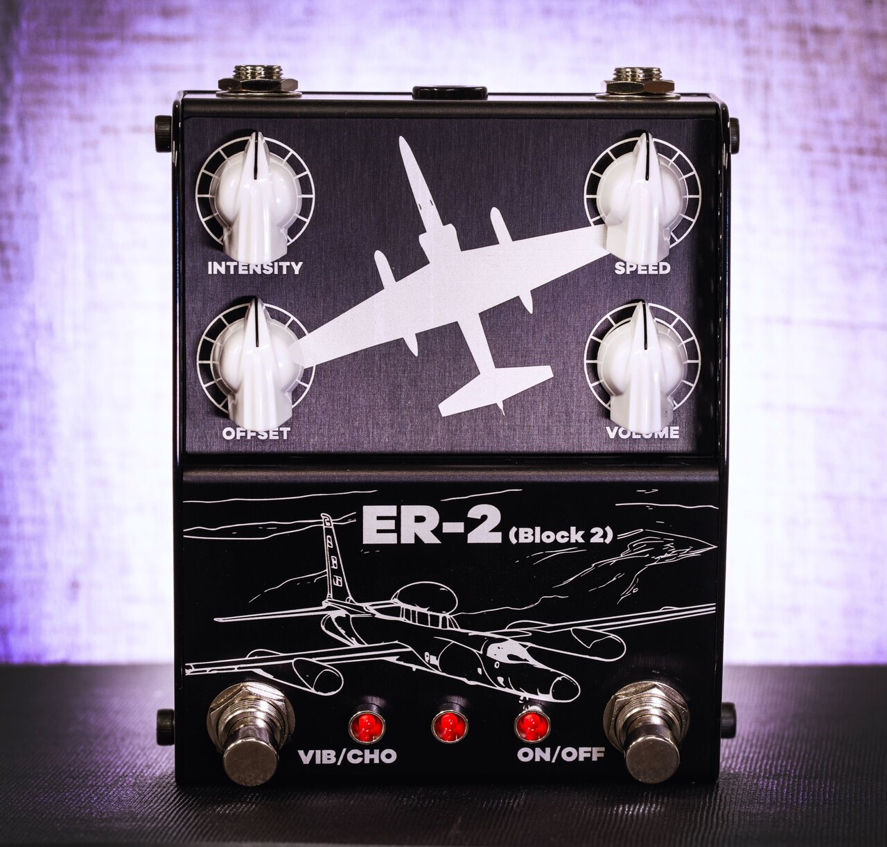 ThorpyFX ER-2 Block 2 Univibe Vibrato Chorus Pedal - ER2 BLOCK2 front.jpg