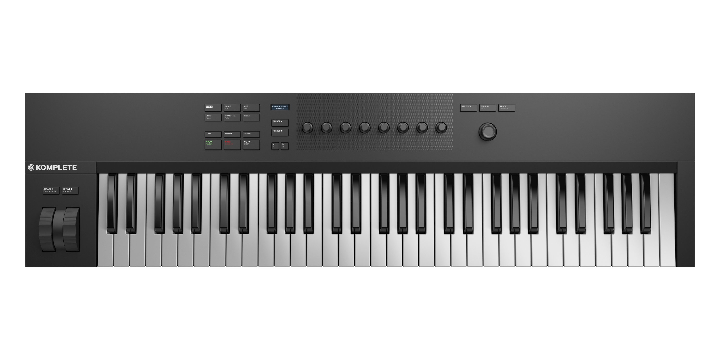 Native Instruments Komplete Kontrol A61 MIDI Keyboard & Controller - 445895-293656-KOMPLETE_KONTROL_A61_topview.jpg