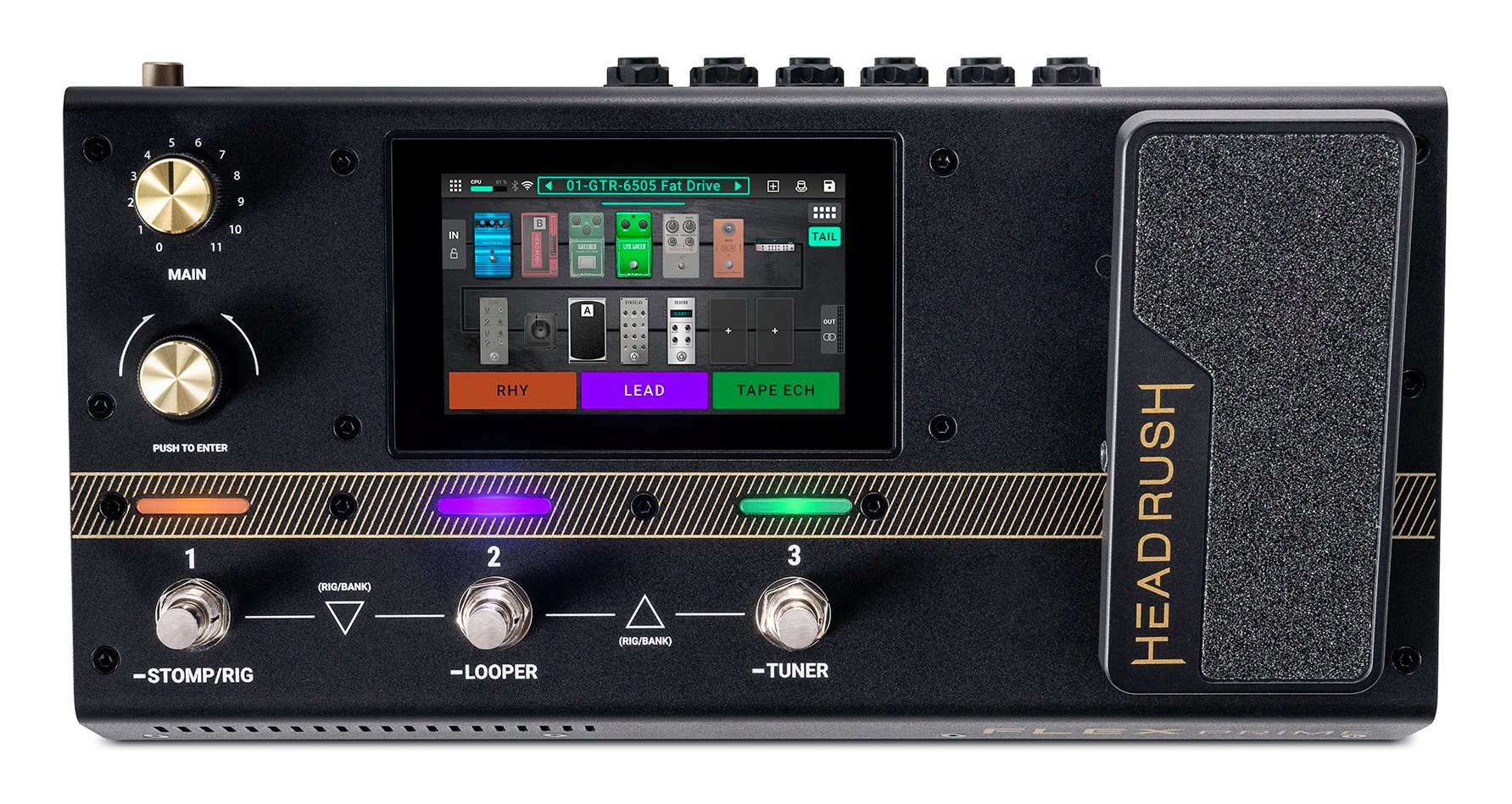 [美品]Headrush FlexPrime HeadRush Flex Prime Multi FX Pedal - Andertons Music Co