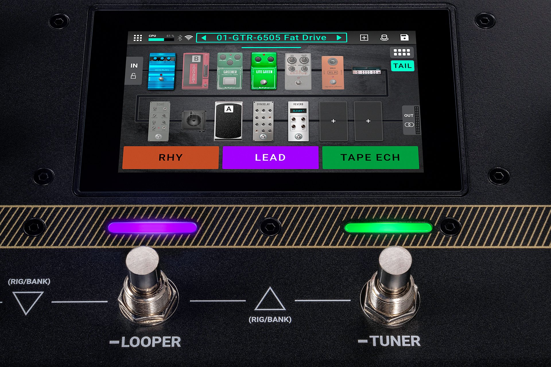 ギター Headrush flex prime The Ultimate, Compact Multi-FX Processor for Guitar and Bass