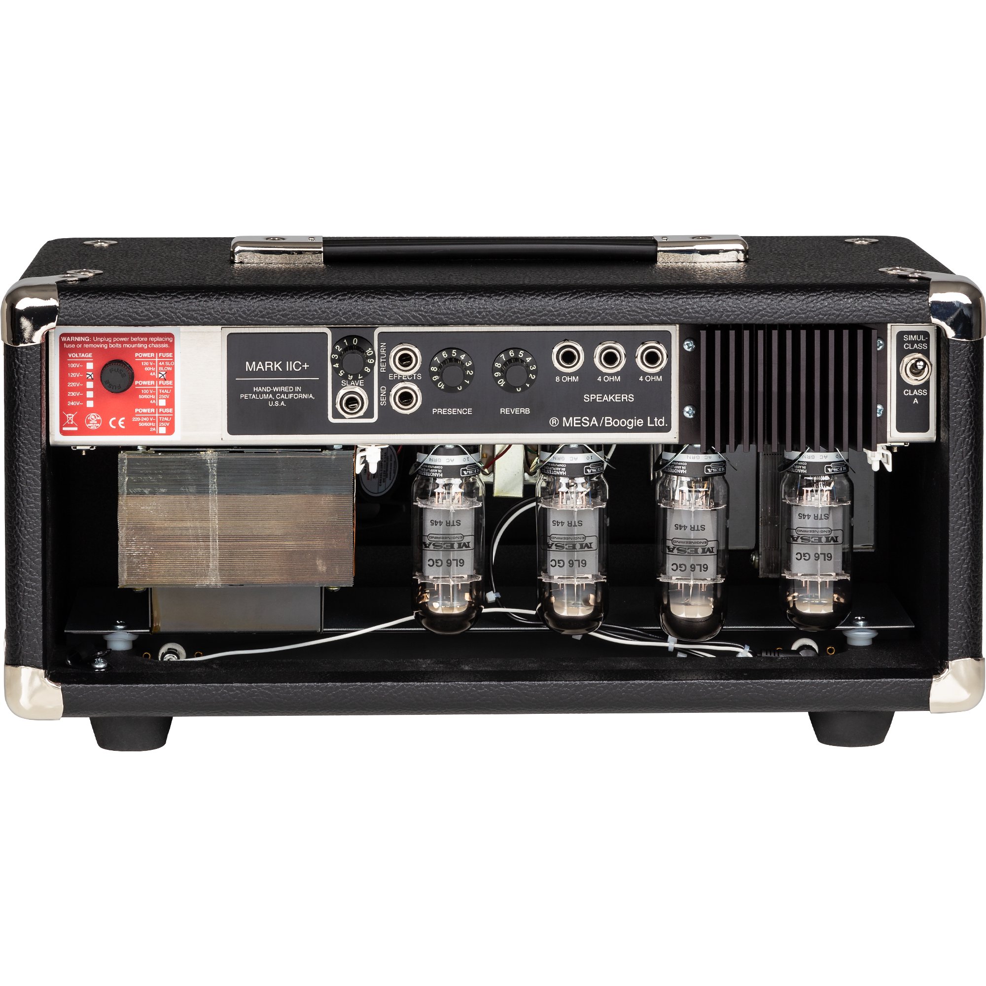 Mesa Boogie Mark IIC+ 75W Head in Black Bronco Black Grille - 2M2CPAB-back.jpg
