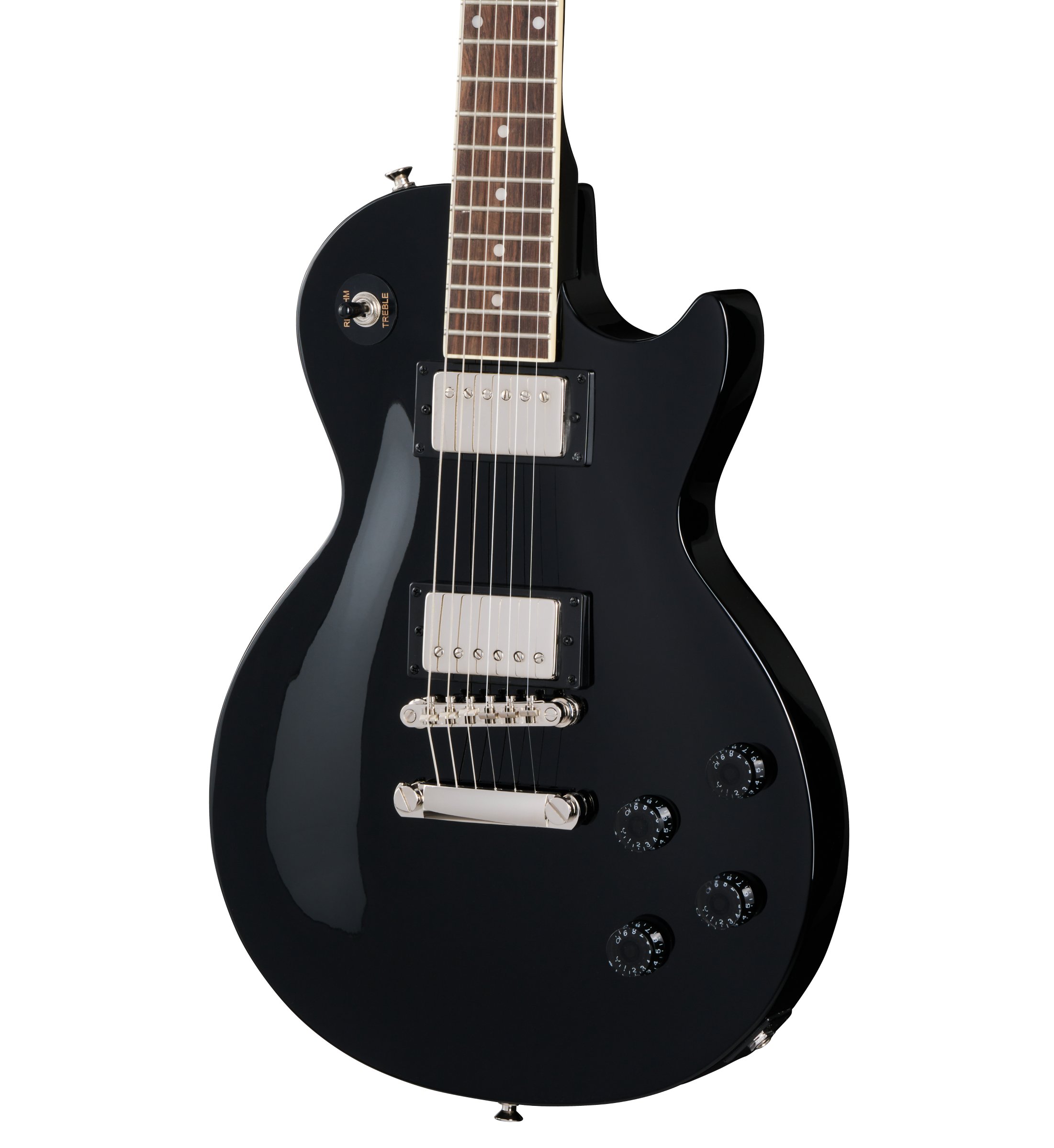 Epiphone Les Paul Tribute in Ebony  - E1LPOEBNH1_knobs.jpg