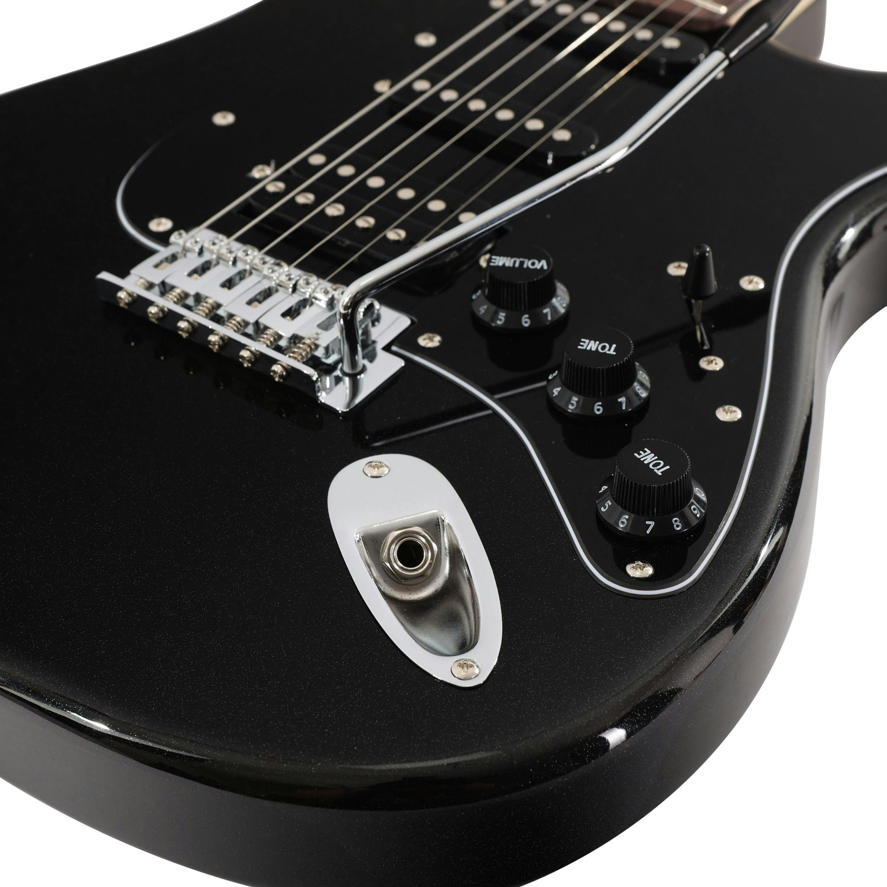 EastCoast ST2 HSS Black Metallic Electric Guitar Starter Pack with 35w Amp & Accessories - 477690-EC-GS100H-BKM 6.jpg