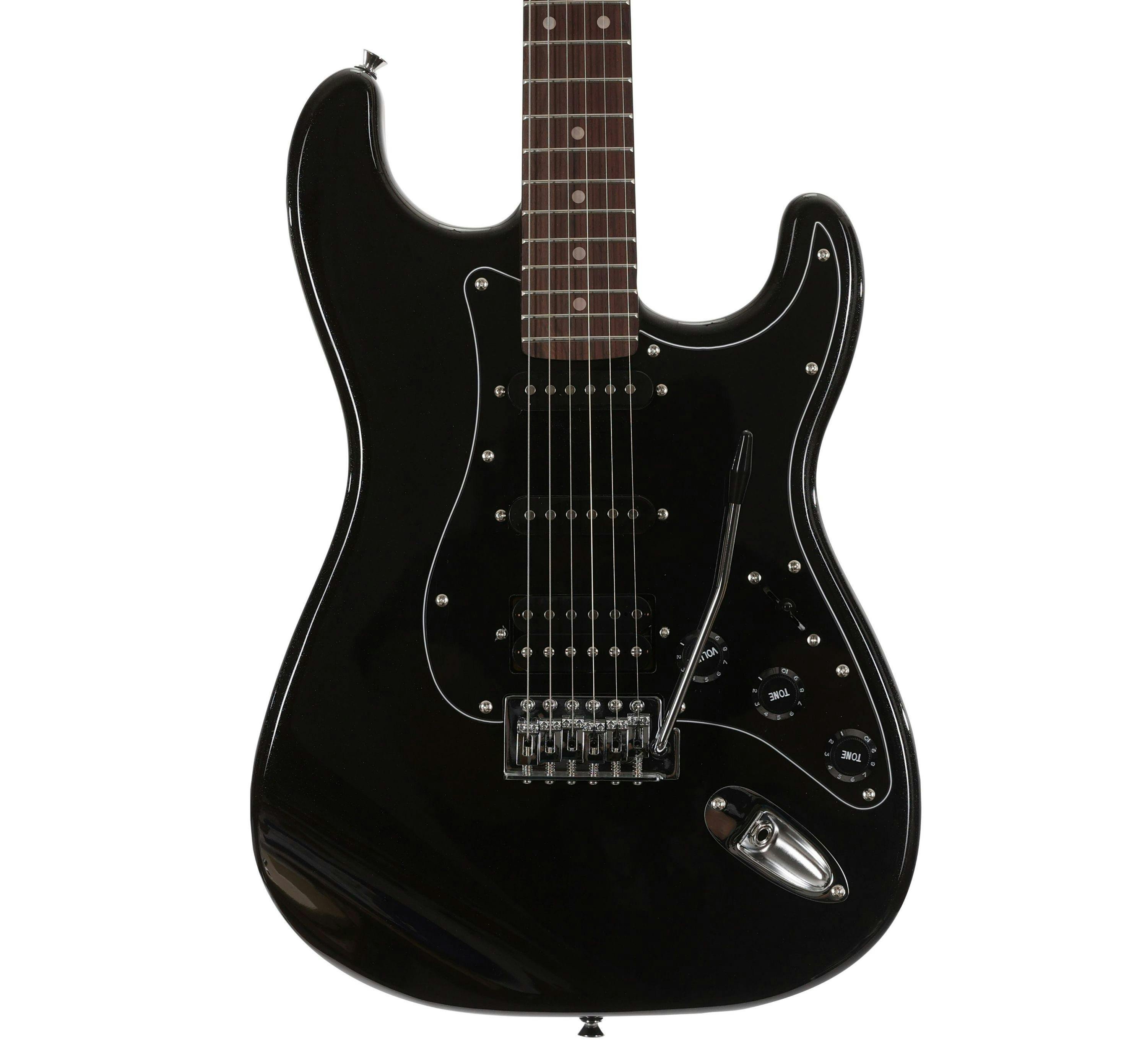 EastCoast ST2 HSS Black Metallic Electric Guitar Starter Pack with 35w Amp & Accessories - 477678-EC-GS100H-BKM.jpg