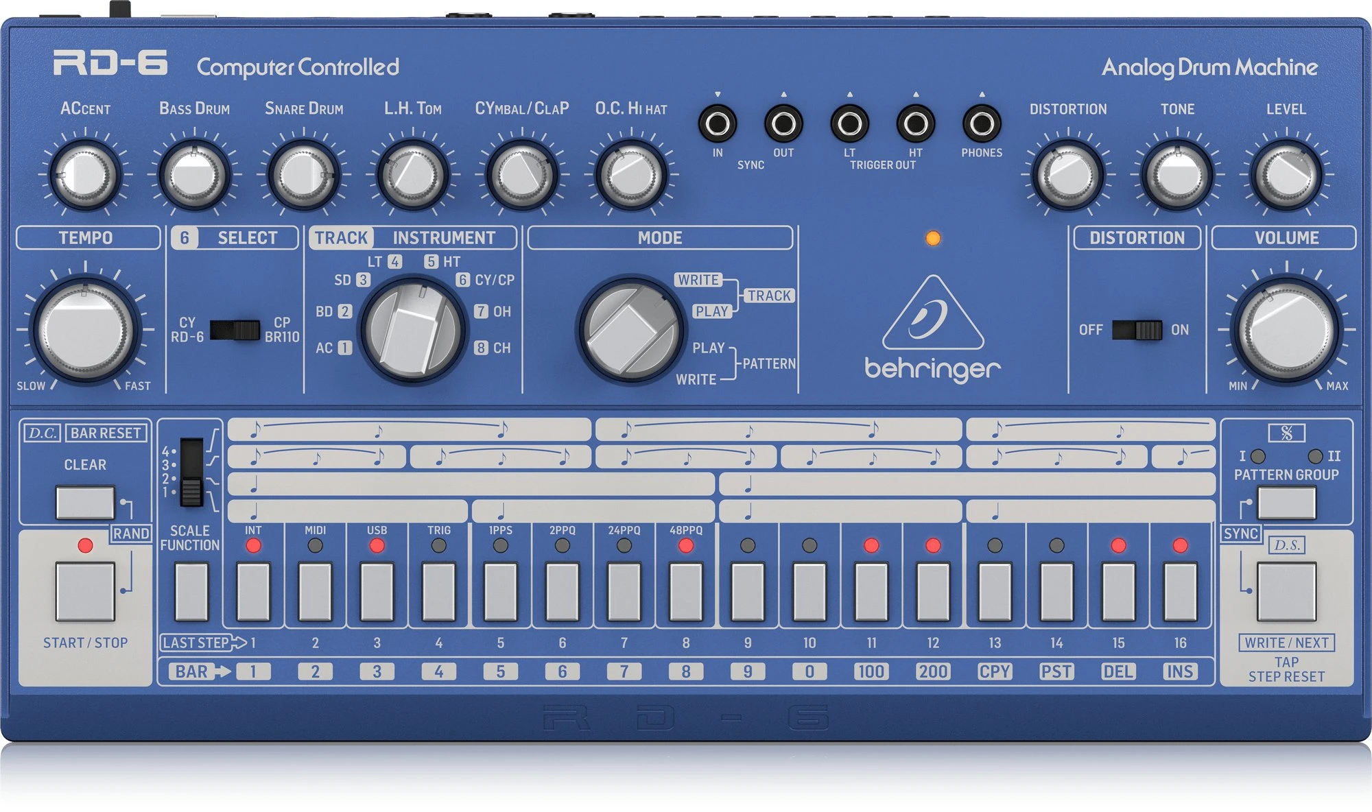 Behringer RD-6-BU Classic Analogue Drum Machine in Dark Blue - 405056-1598430898983.jpg