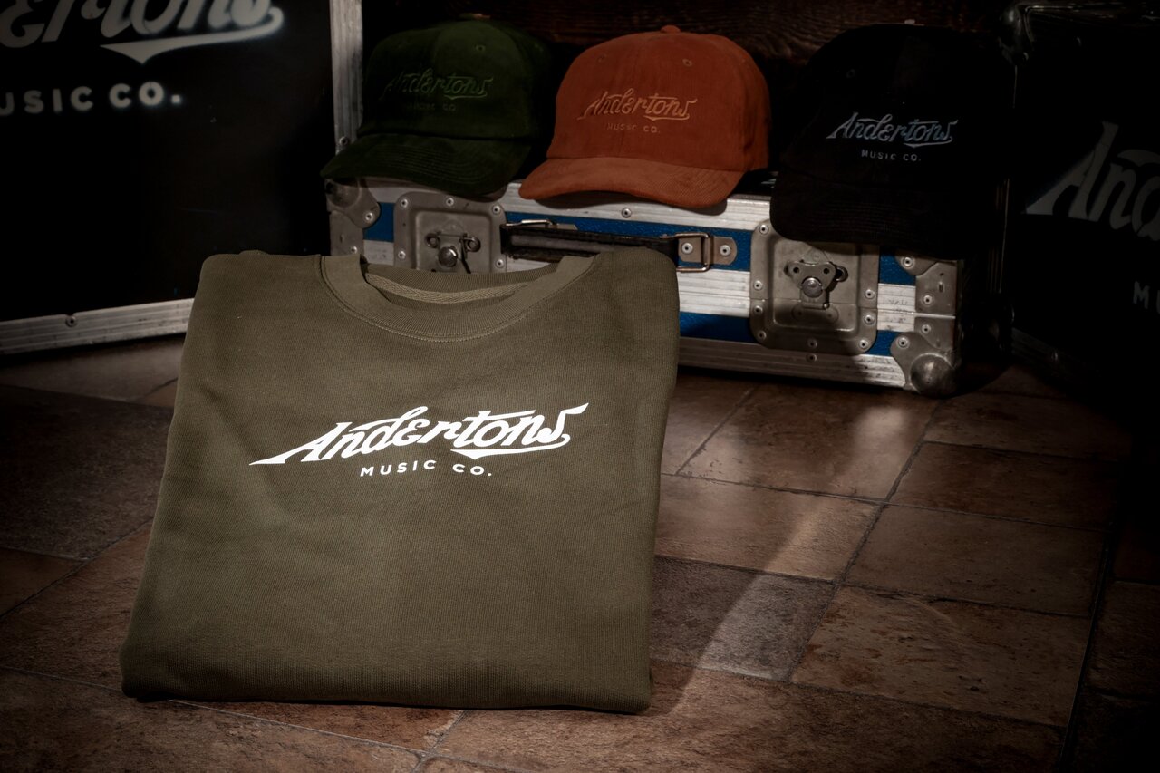 Andertons Music Co. Sweatshirt In Khaki - Small - SS-KHA-M CH-BLK  CH-CML  CH-OLV (2).jpg
