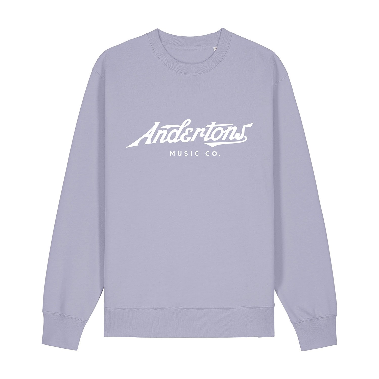 Andertons Music Co. Sweatshirt In Lavender Grey - Large - SS-LAV.jpg