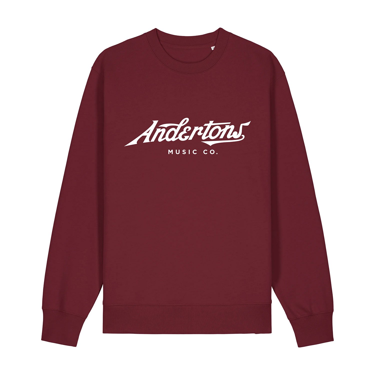 Andertons Music Co. Sweatshirt In Burgundy - Large - SS-BUR.jpg