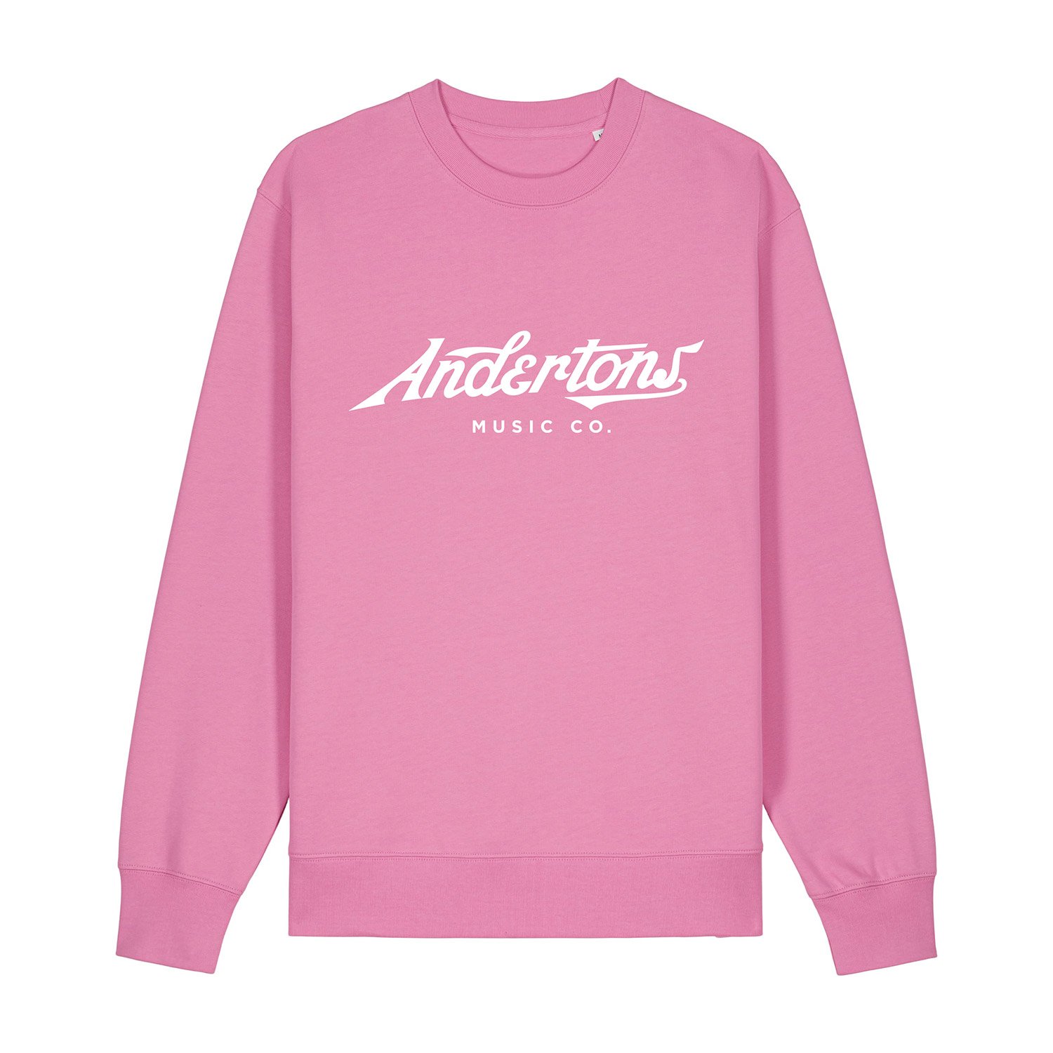 Andertons Music Co. Sweatshirt In Bubble Pink - Large - SS-BPK-L.jpg