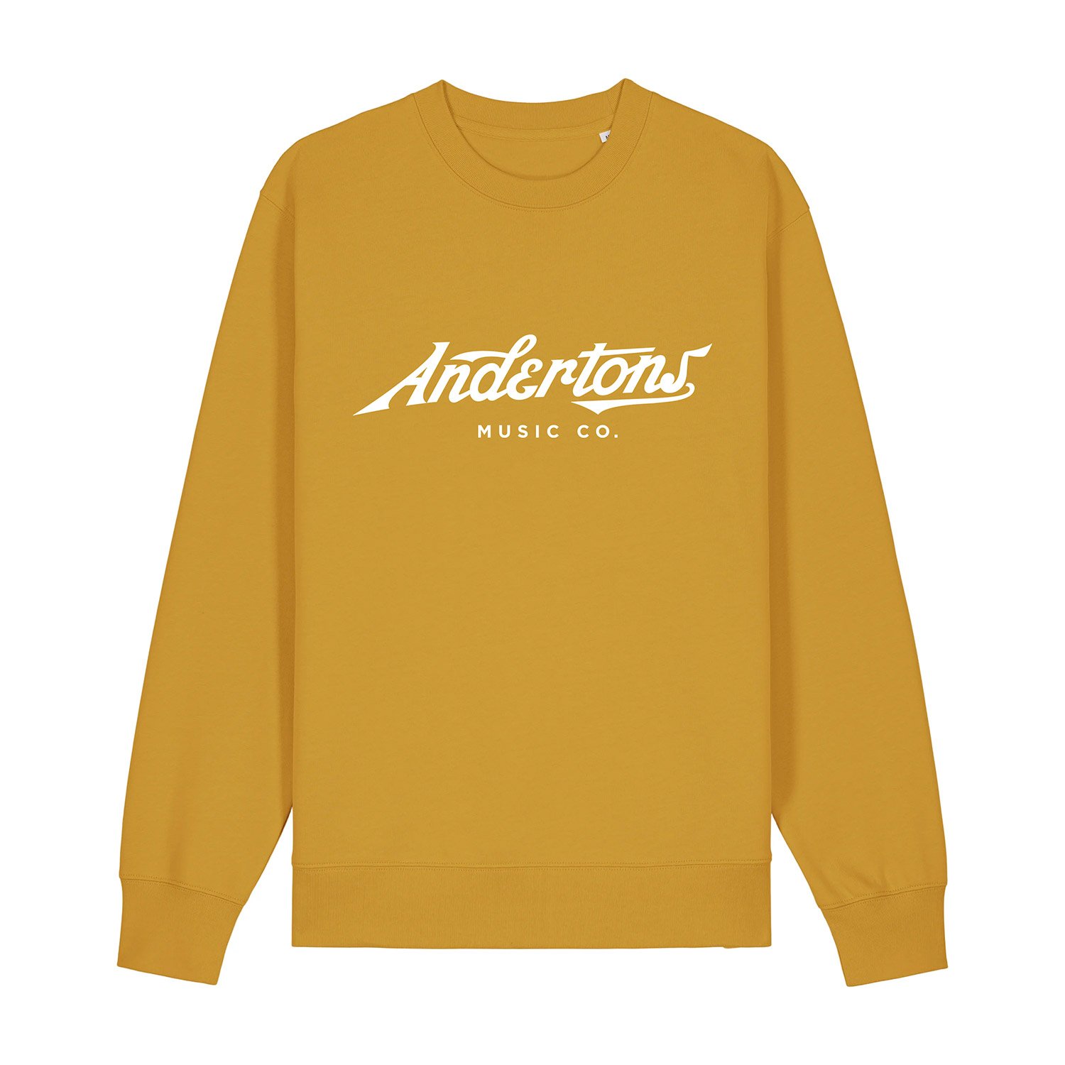 Andertons Music Co. Sweatshirt In Ochre Brown - XXL - SS-OCR.jpg