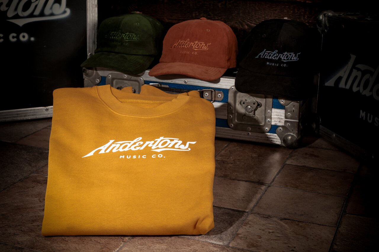 Andertons Music Co. Sweatshirt In Ochre Brown - XXL - SS-OCR-M CH-BLK  CH-CML  CH-OLV (2).jpg