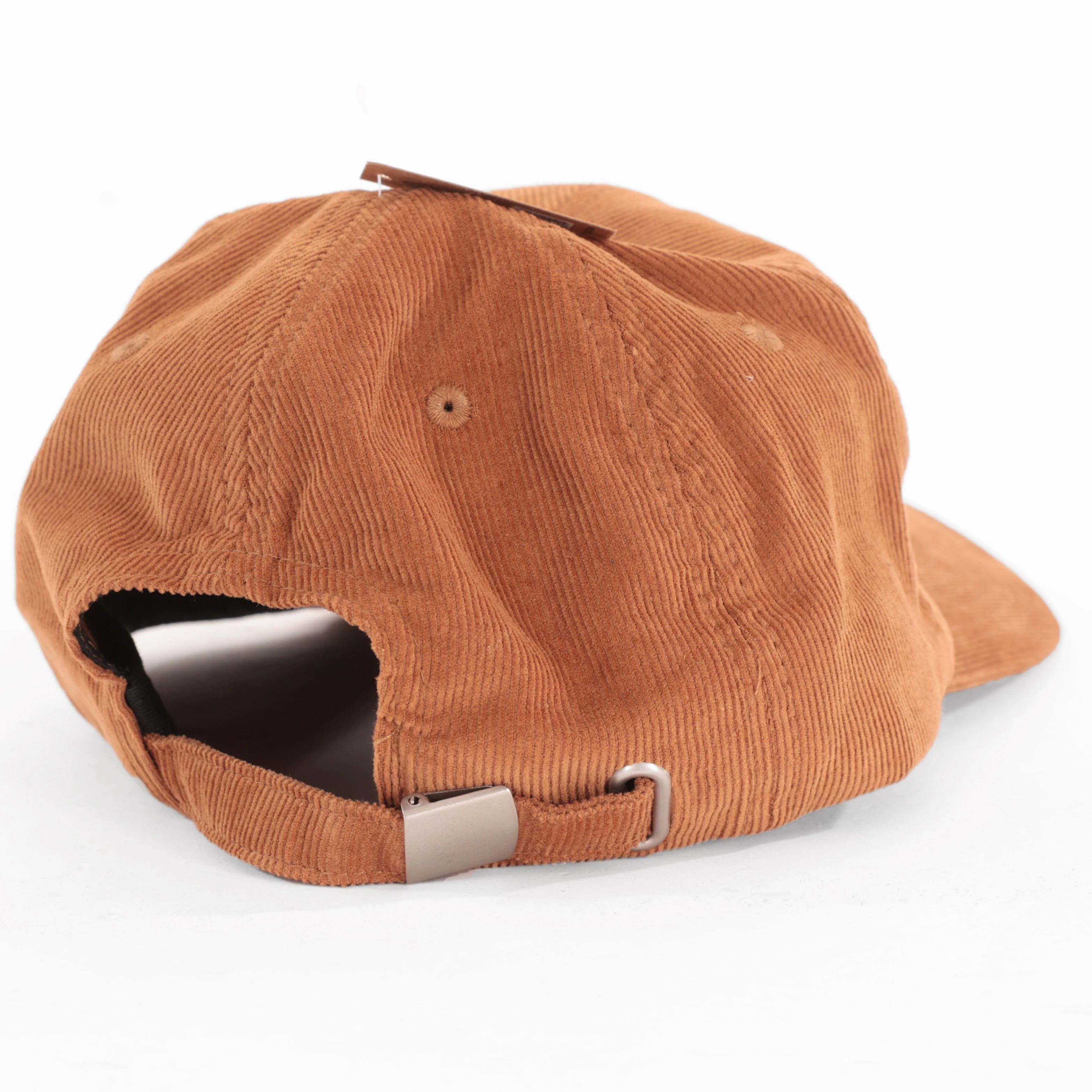 Andertons Music Co. Cord 6-Panel Embroidered Logo Cap In Camel Brown - CH-CML (8).jpg