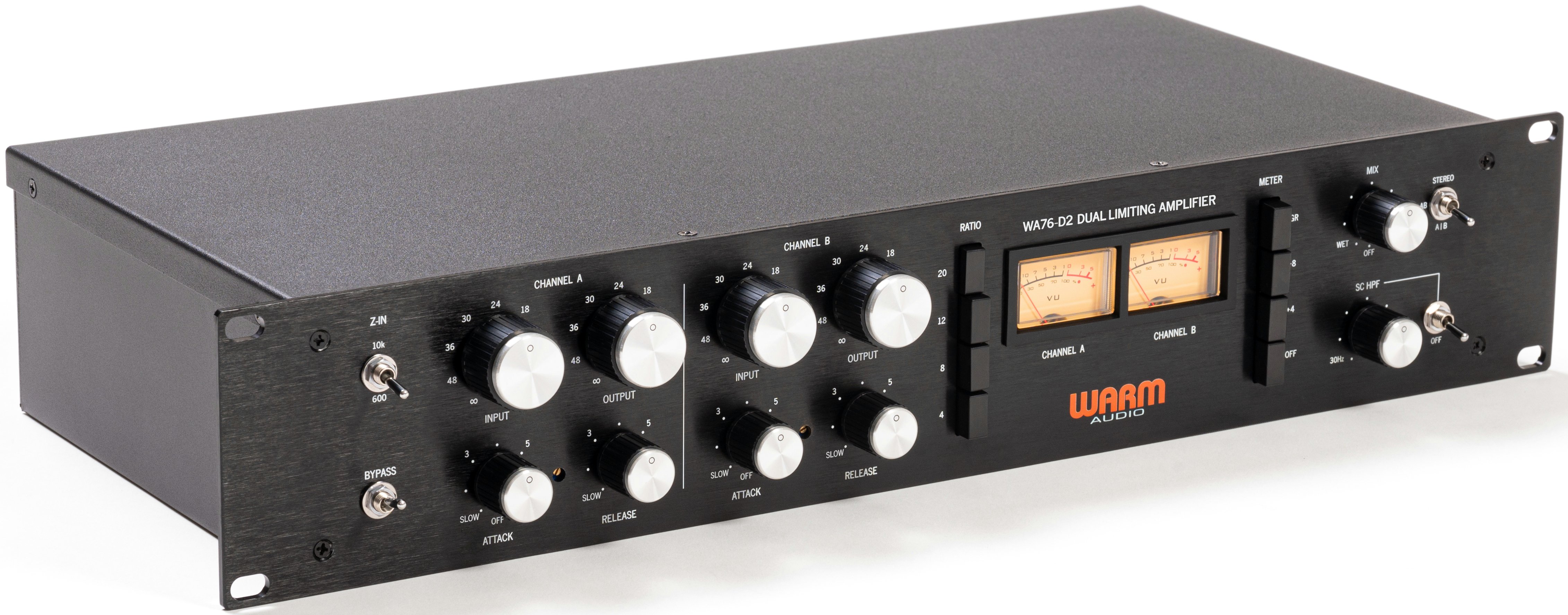 Warm Audio WA76-D2 Dual Channel Clean Gain Discrete FET Compressor - WA76-D2 (2).jpg