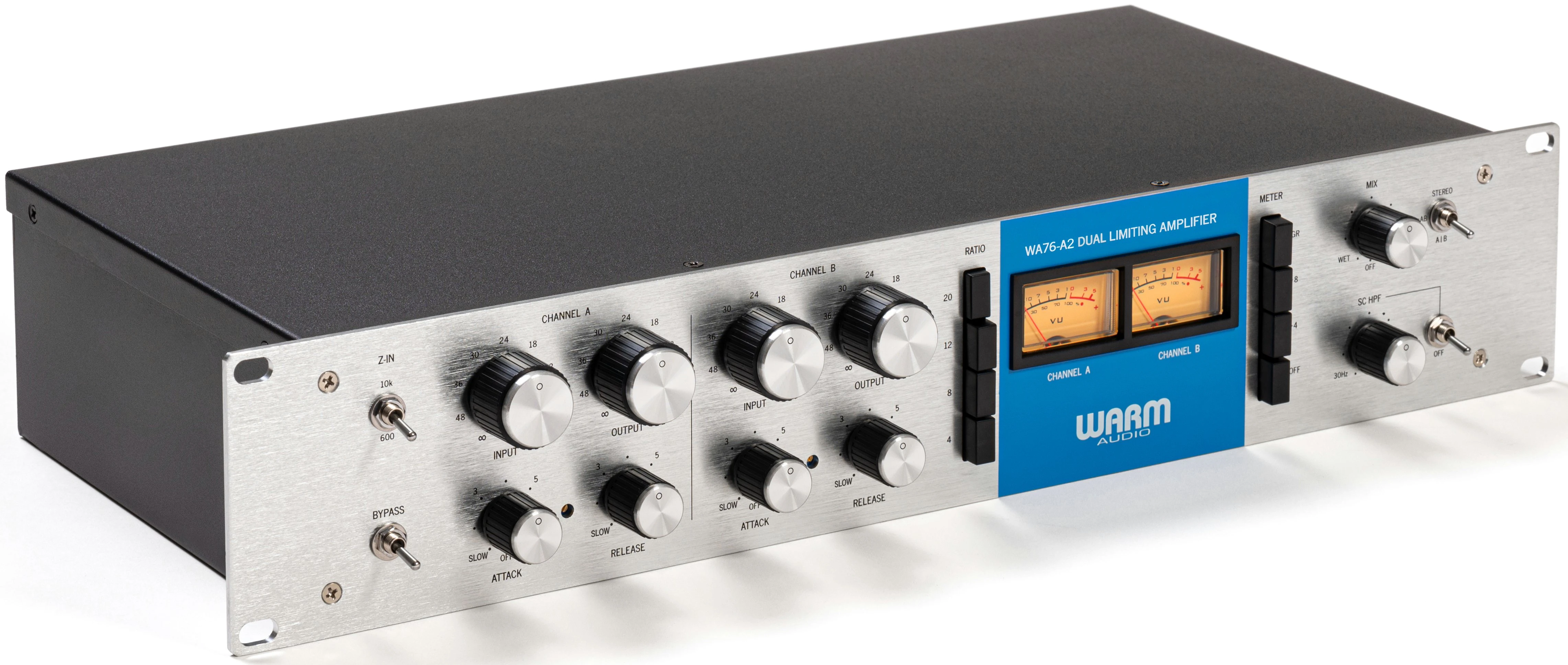 Warm Audio WA76-A2 Dual-Channel Vintage-Voiced Discrete FET Compressor - WA76-A2 (1).jpg