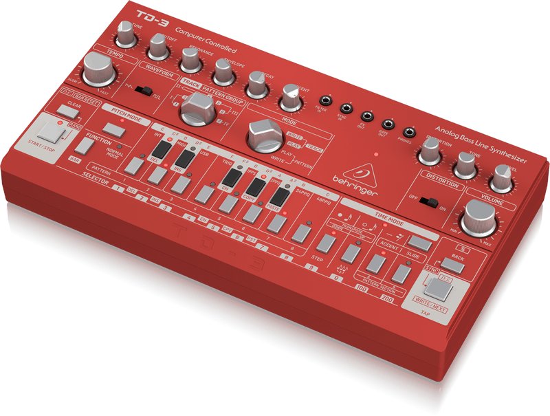 Behringer TD-3 Analogue Bass Line Synthesizer in Red - 361924-TD-3-RD_P0E24_Right_L.jpg