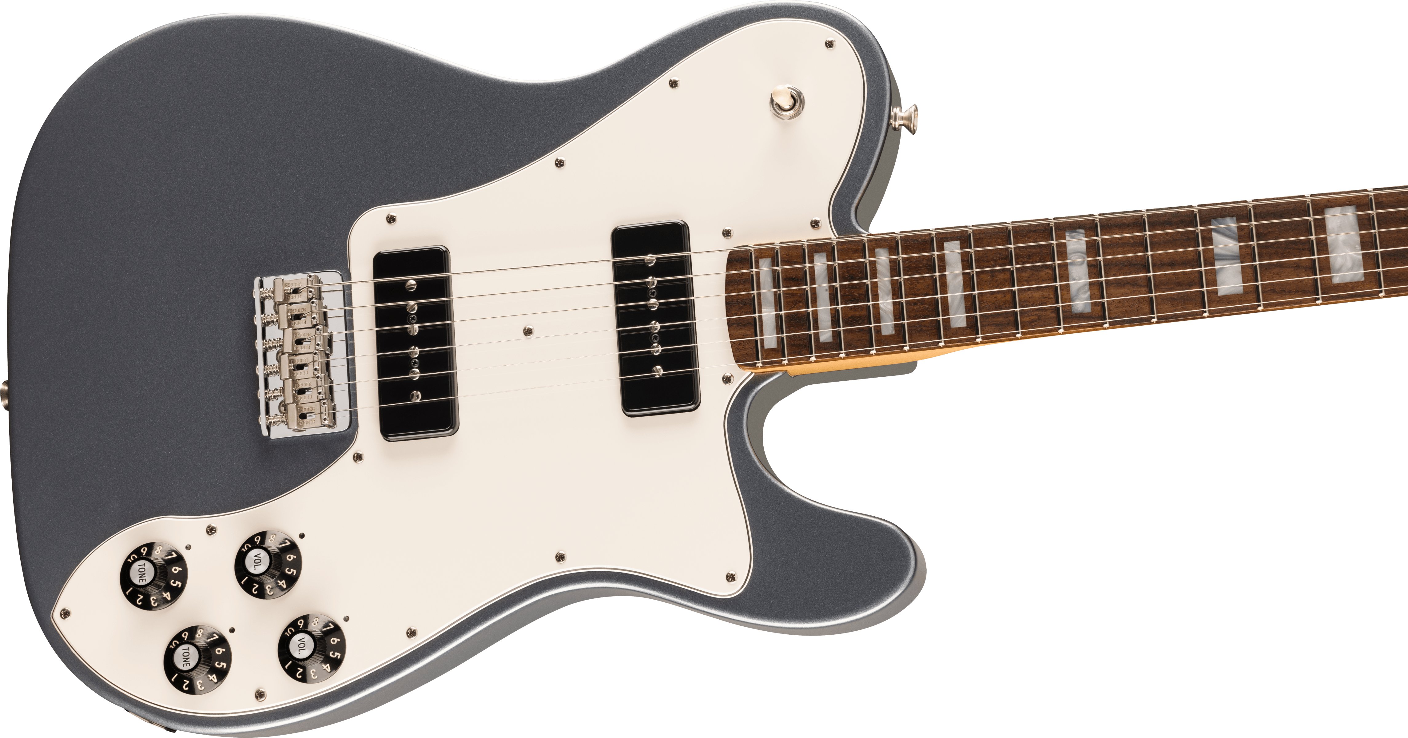Fender USA Chris Shiflett Cleaver Telecaster Deluxe in Charcoal Frost Metallic - 0117450769_fen_ins_cbr_1_nr.jpg