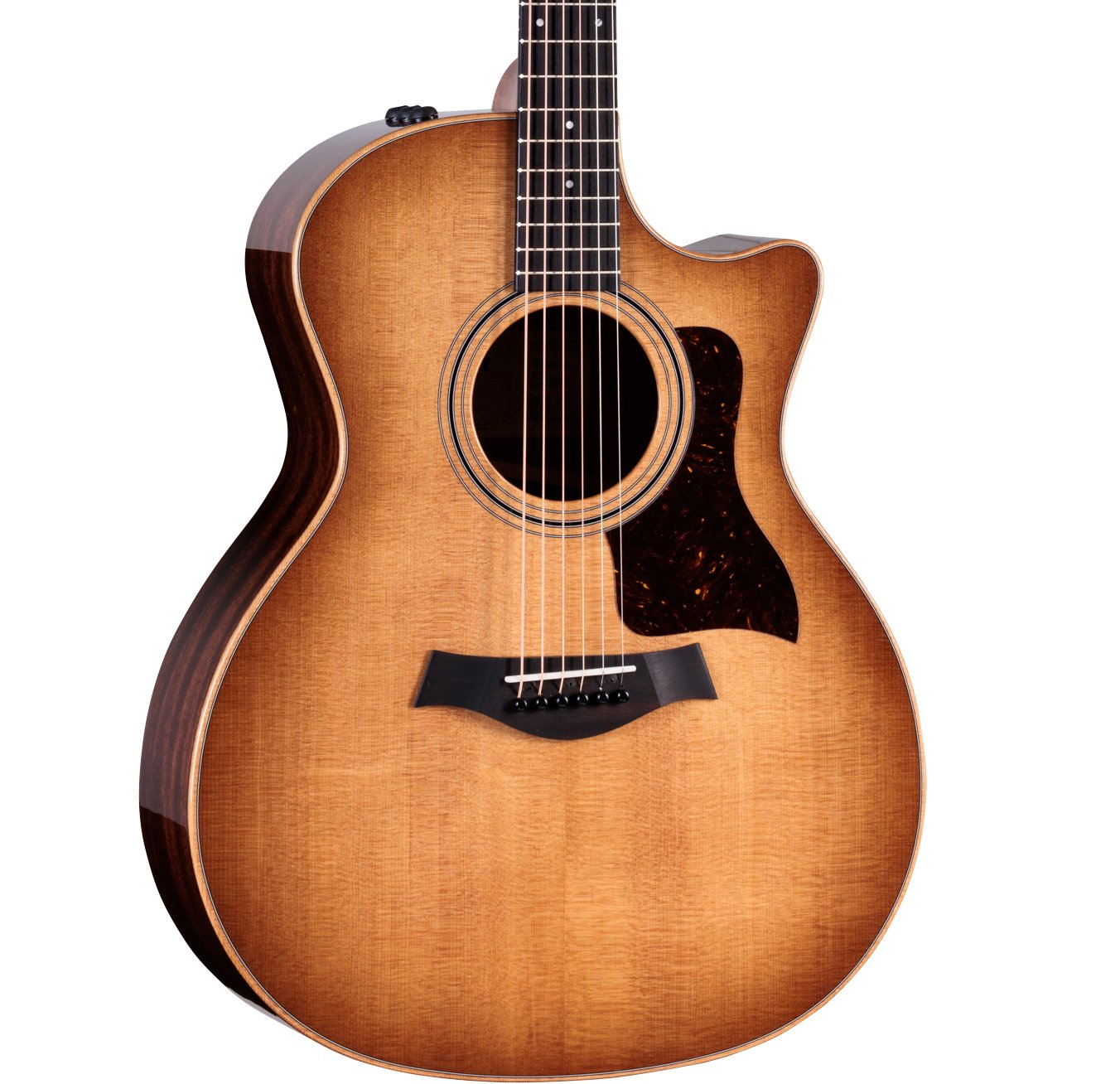 Taylor 314ce Studio Grand Auditorium Electro Acoustic Guitar in Shaded Edgeburst - Taylor-314ce-Studio-1208234110-FrontRight-2024 cropped.jpg