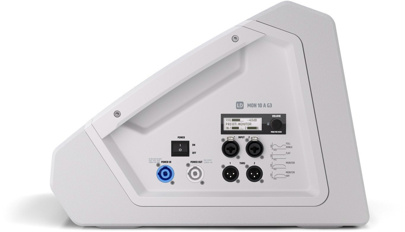 LD Systems MON 10 A G3 W Powered Stage Monitor in White - LDMON10AG3W (4).jpg