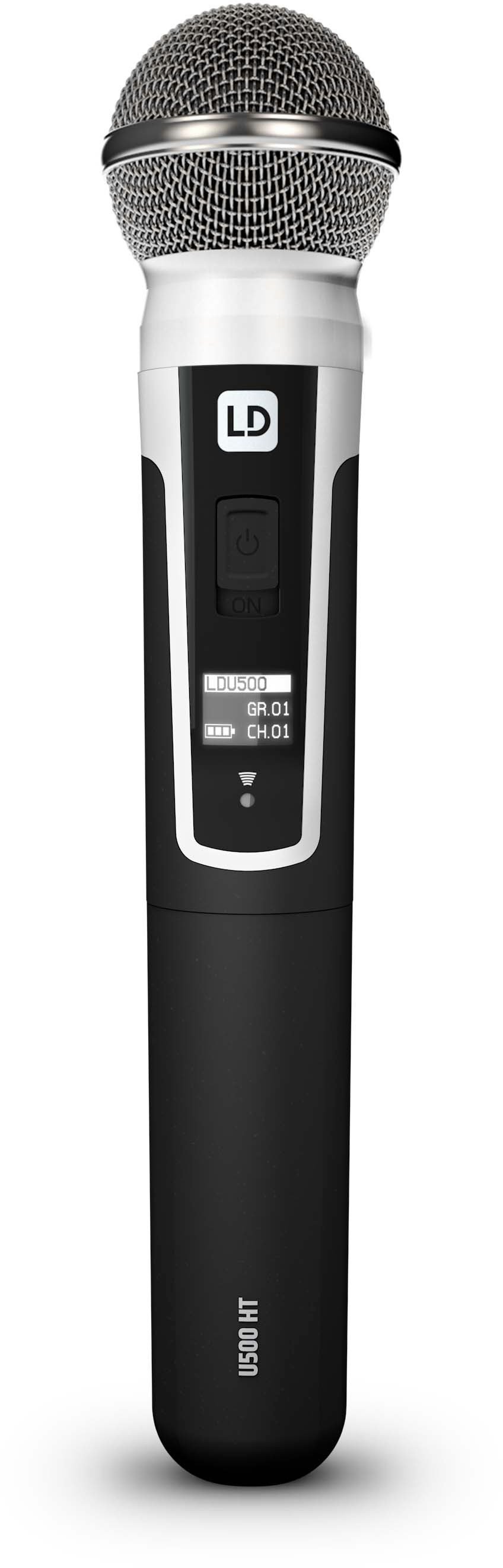 LD Systems Wireless Microphone System with Dynamic Handheld Microphone - 823 - 832 + 863 - 865MHz. - LDU508HHD (6).jpg