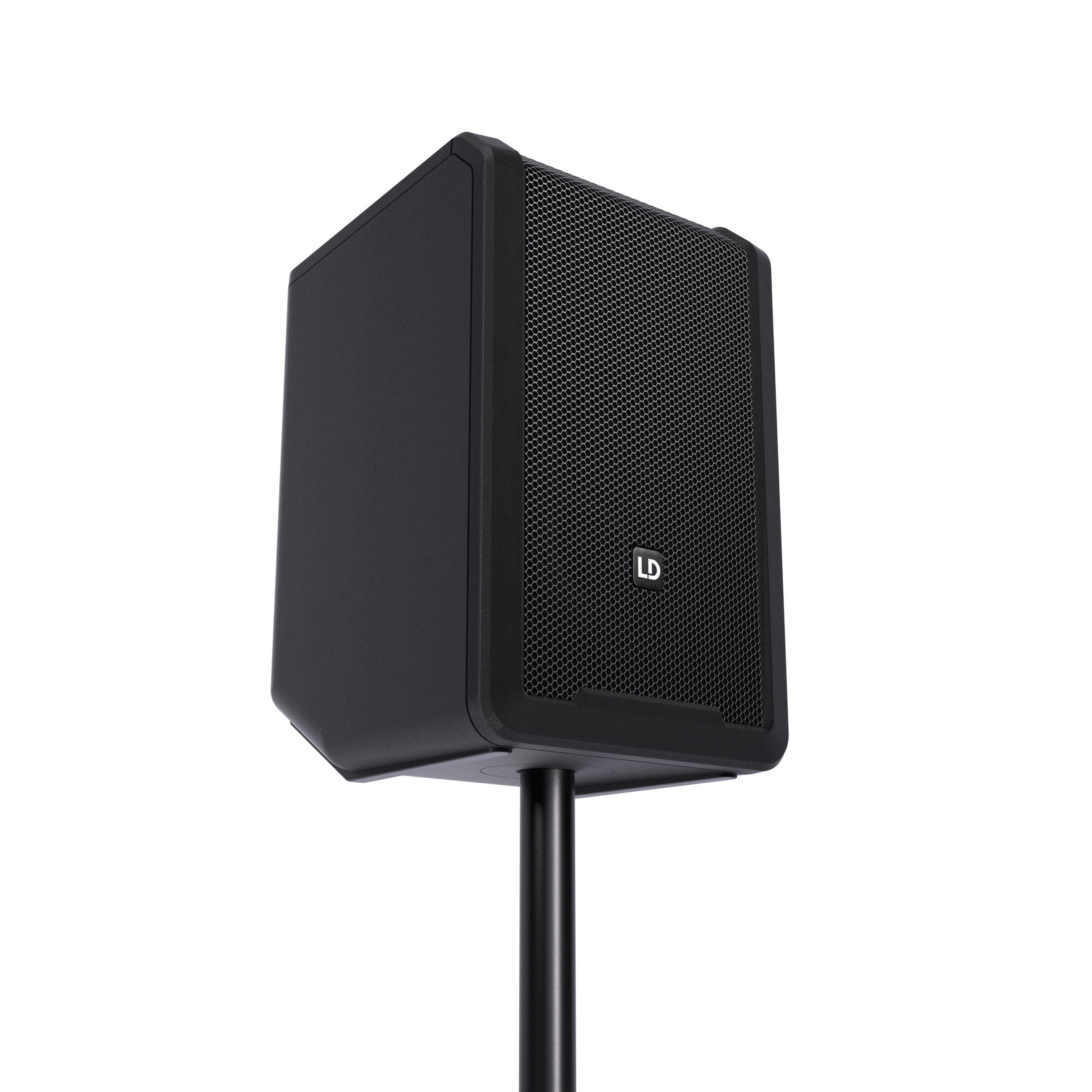 LD Systems ANNY 8 HHD B8 battery powered PA Speaker + Mixer + Headset Microphone in Stage Black - LDANNY8BPHB8 (12).jpg