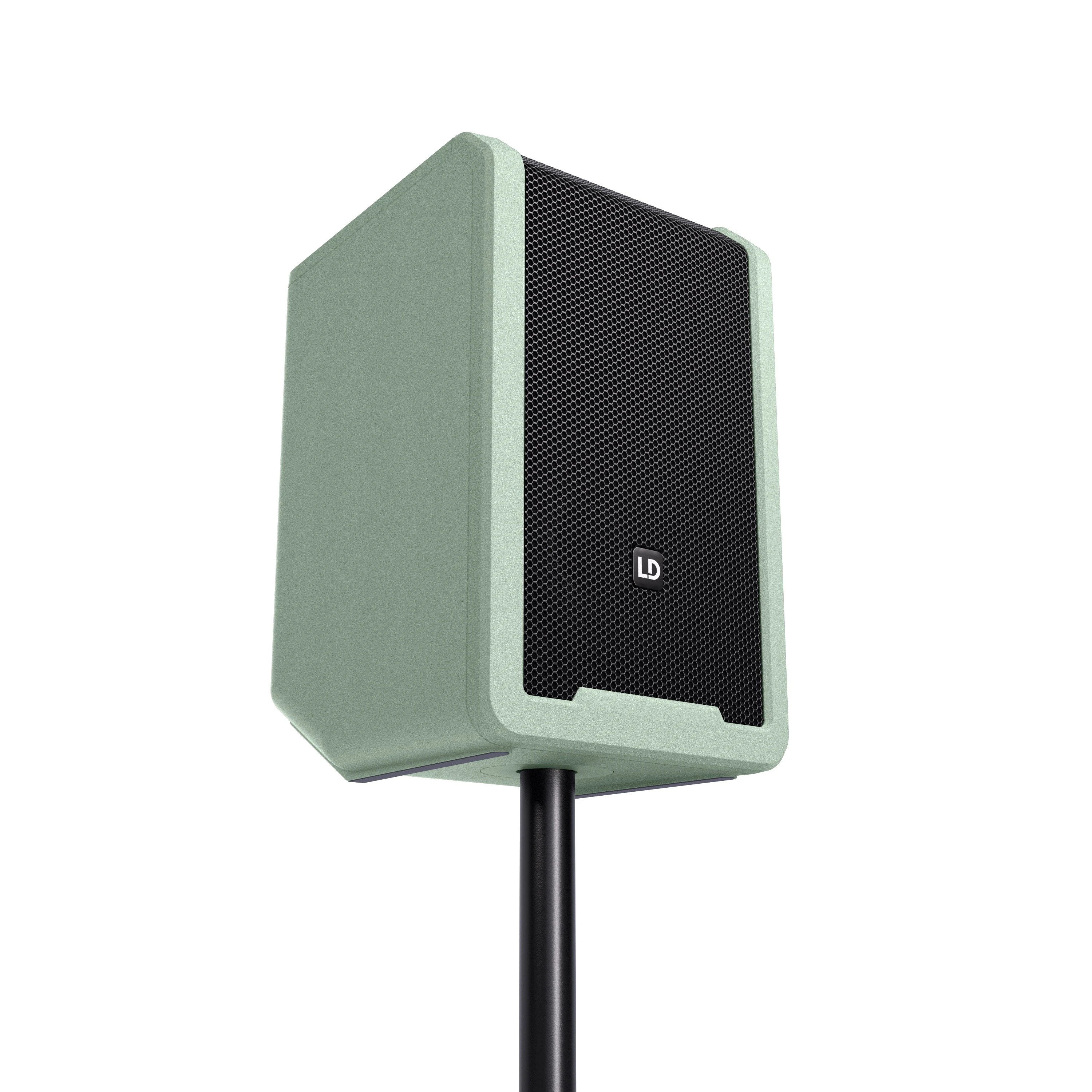 LD Systems ANNY 8 HHD B8 GN battery powered PA Speaker + Mixer + Handheld Microphone in Adventure Green - LDANNY8HHDB8GN (12).jpg