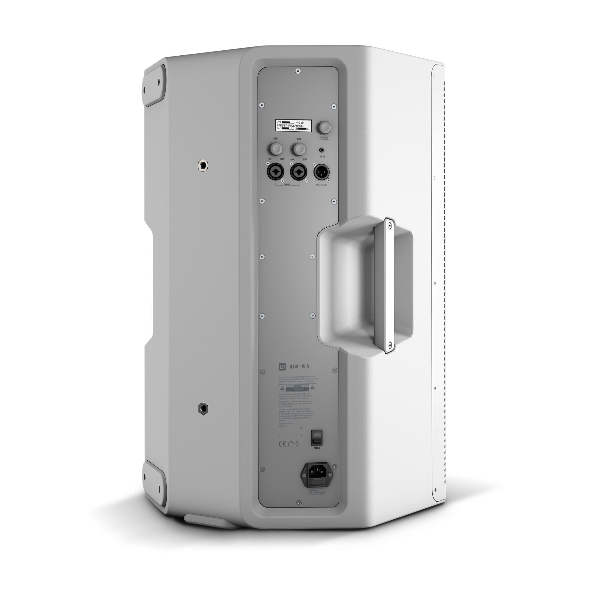 LD Systems ICOA 15A W Powered Coaxial PA Loudspeaker in White - LDICOA15AW (5).jpg