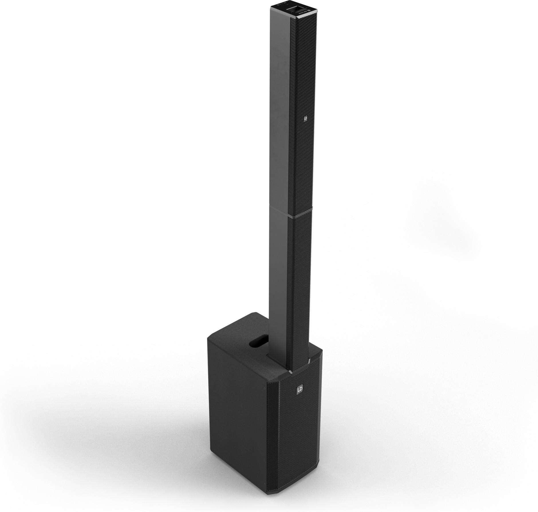 LD Systems MAUI 11 G3 MIX  Compact cardioid column PA system in Black - LDSpeakerBlack (7).jpg
